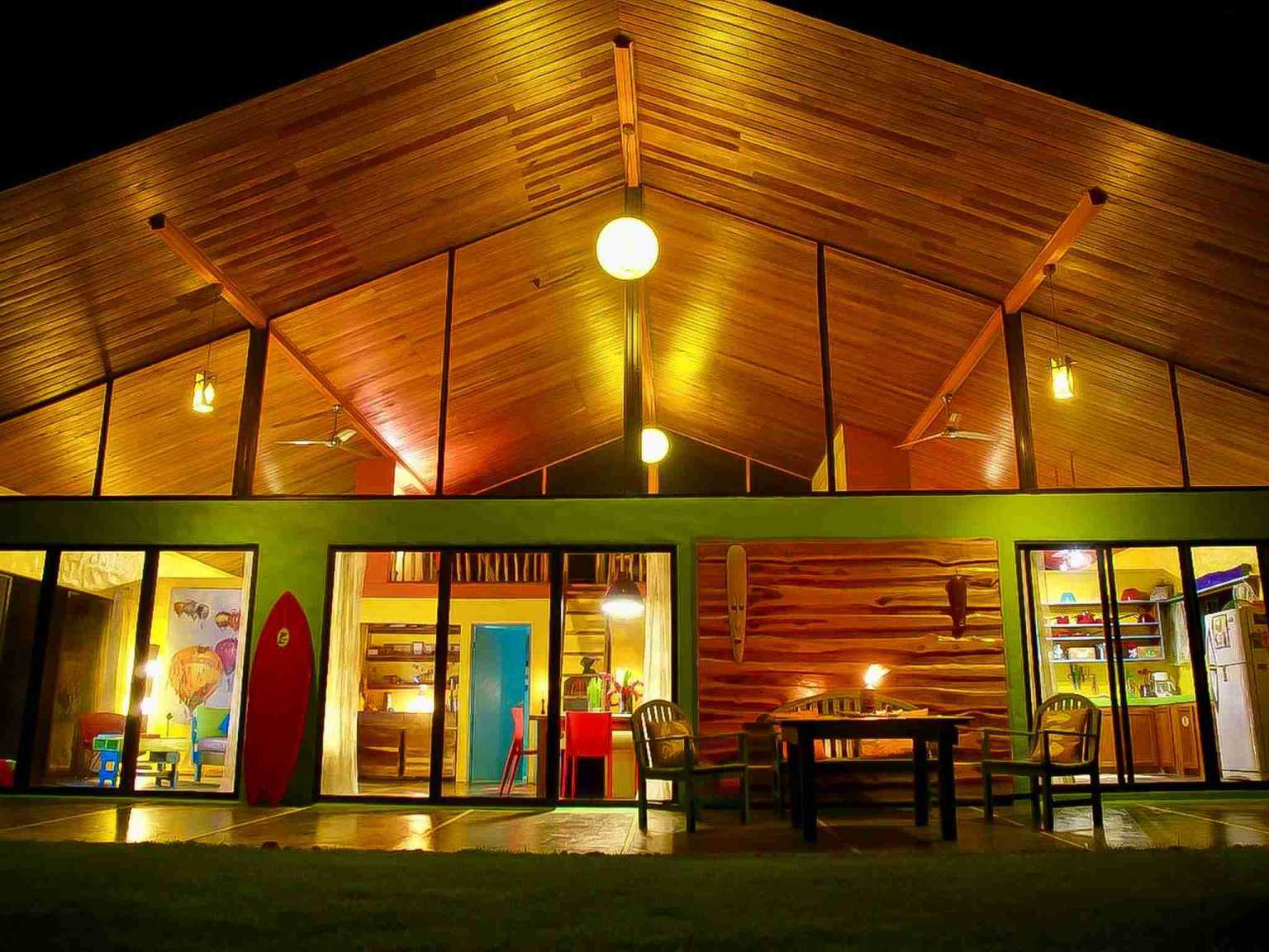 Colorful Jungle 2-Bedroom Ocean View Home with Privacy, Room to Build More in Lagunas near Dominical Costa Rica