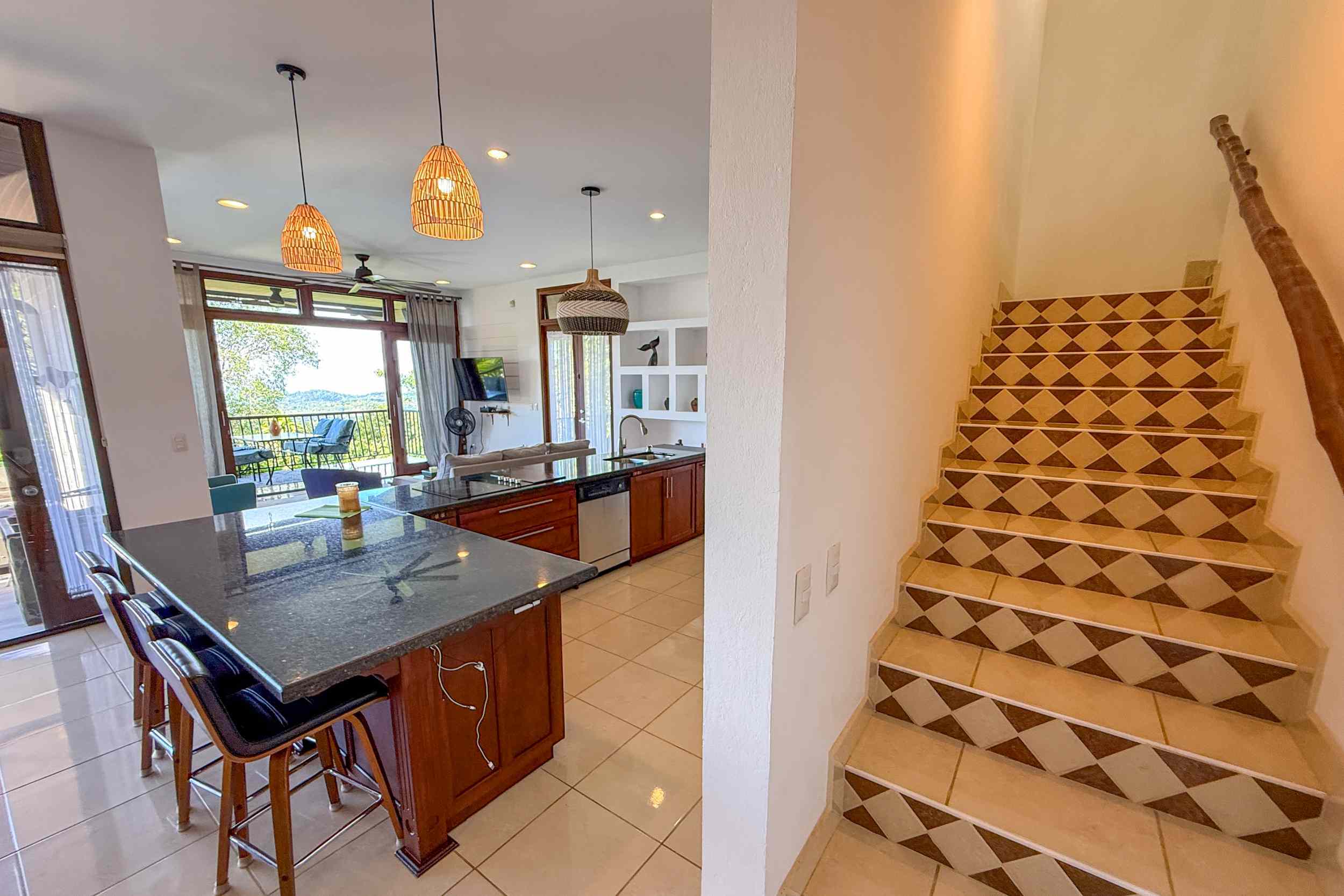 Panoramic Ocean View 4-Bedroom Home with Big Pool & Ample Space to Entertain in Ojochal Costa Rica