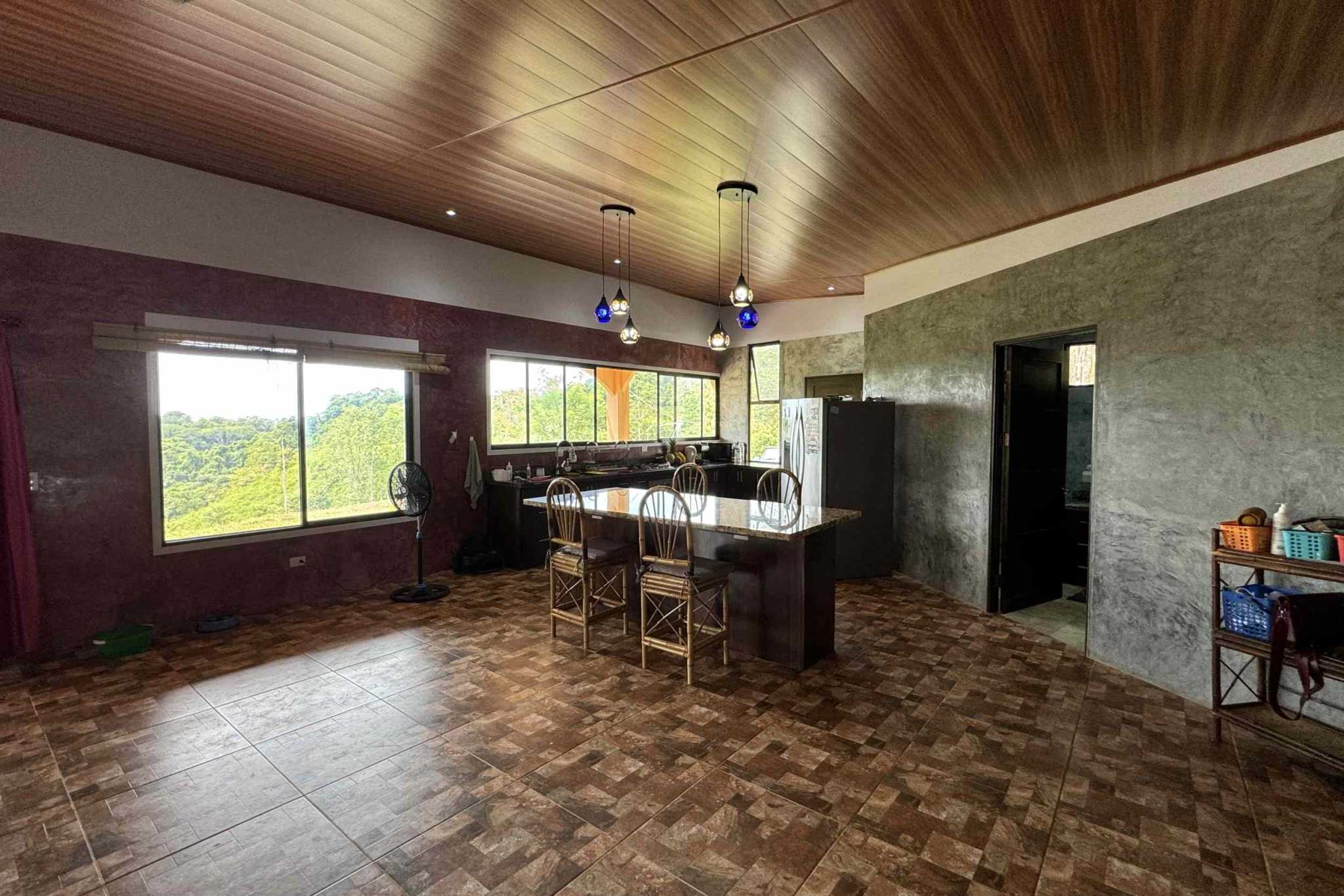 38766-hatillo (21) Home with 3-Bedrooms, Beautiful Views, Several More Building Sites, & Perfect For Small Farm in Hatillo near Dominical Costa Rica