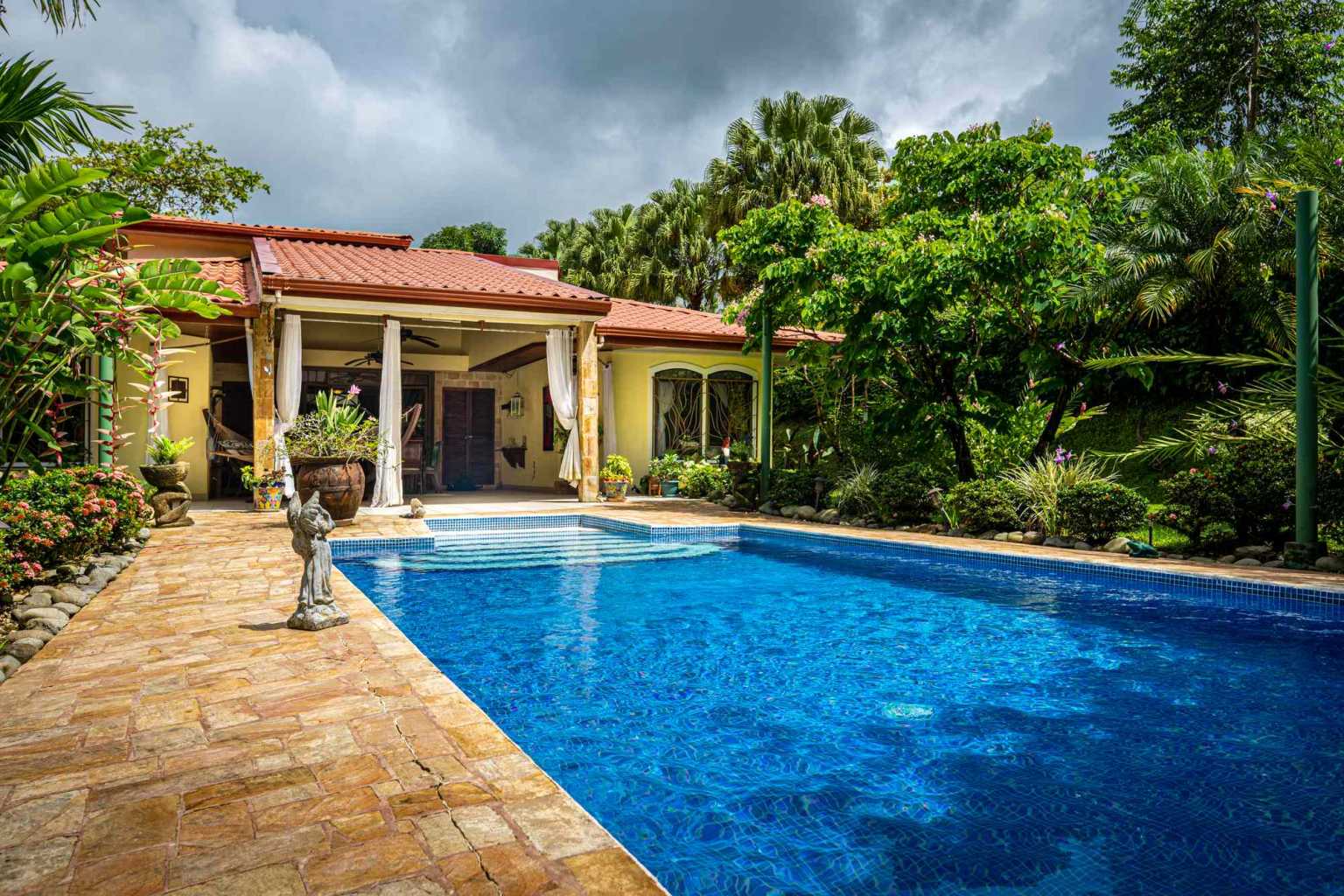 38899-cdb- (15) Centally-Located, Easy Access 3-Bedroom Home with Pool in Ojochal Costa Rica