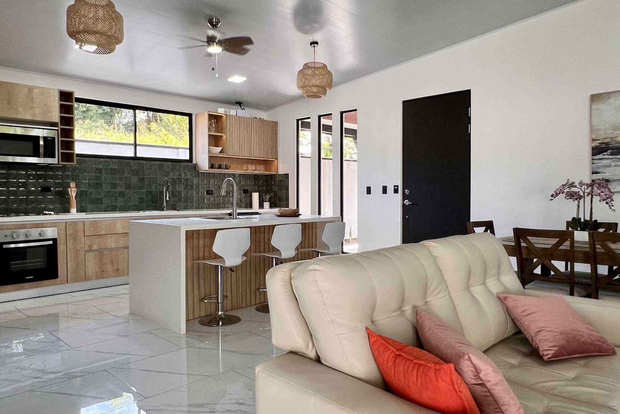 39234 (5) Brand New 3-Bedroom Home with Pool in Quiet Residential Area of Playa Hermosa near Uvita Costa Rica