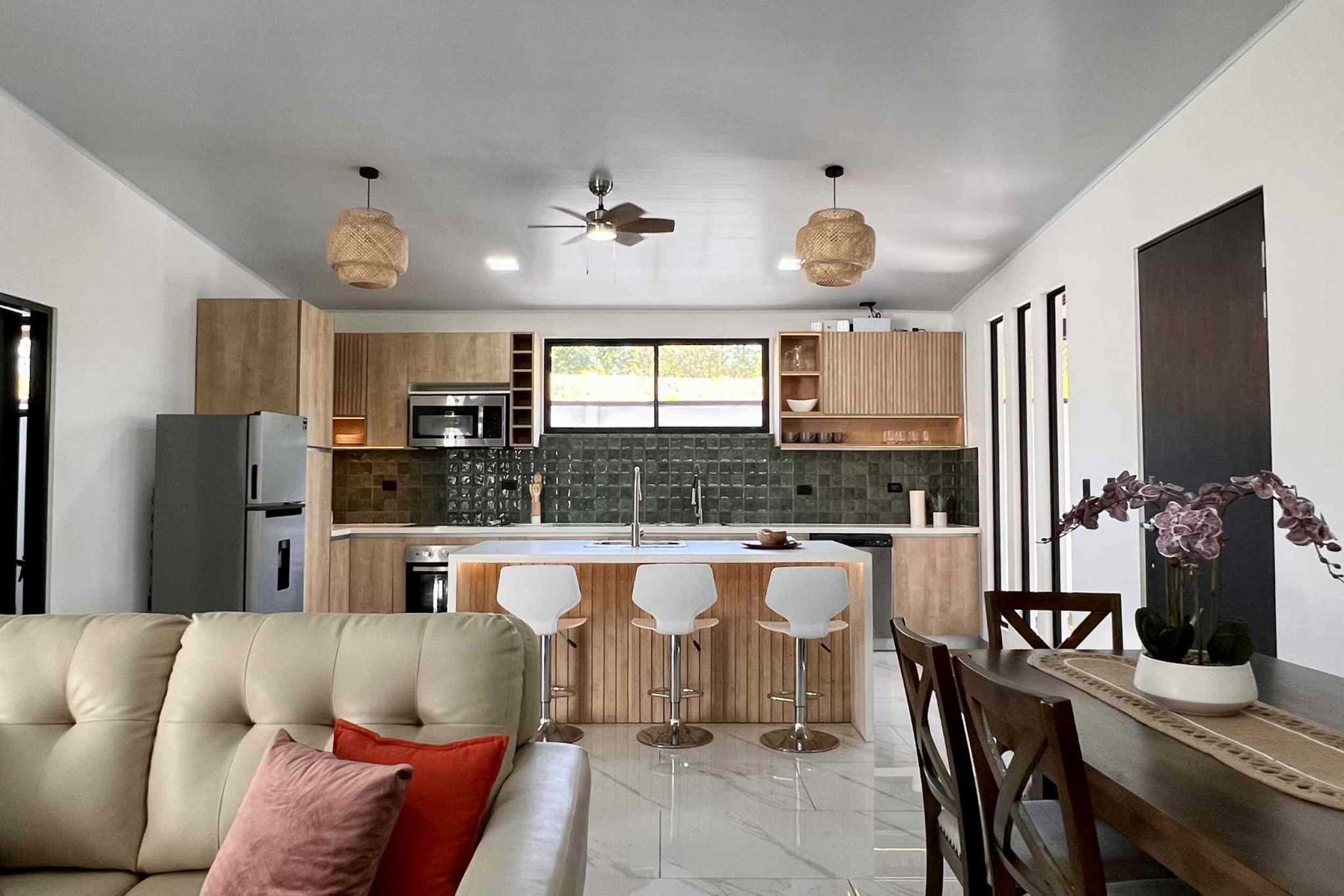 39234 (6) Brand New 3-Bedroom Home with Pool in Quiet Residential Area of Playa Hermosa near Uvita Costa Rica