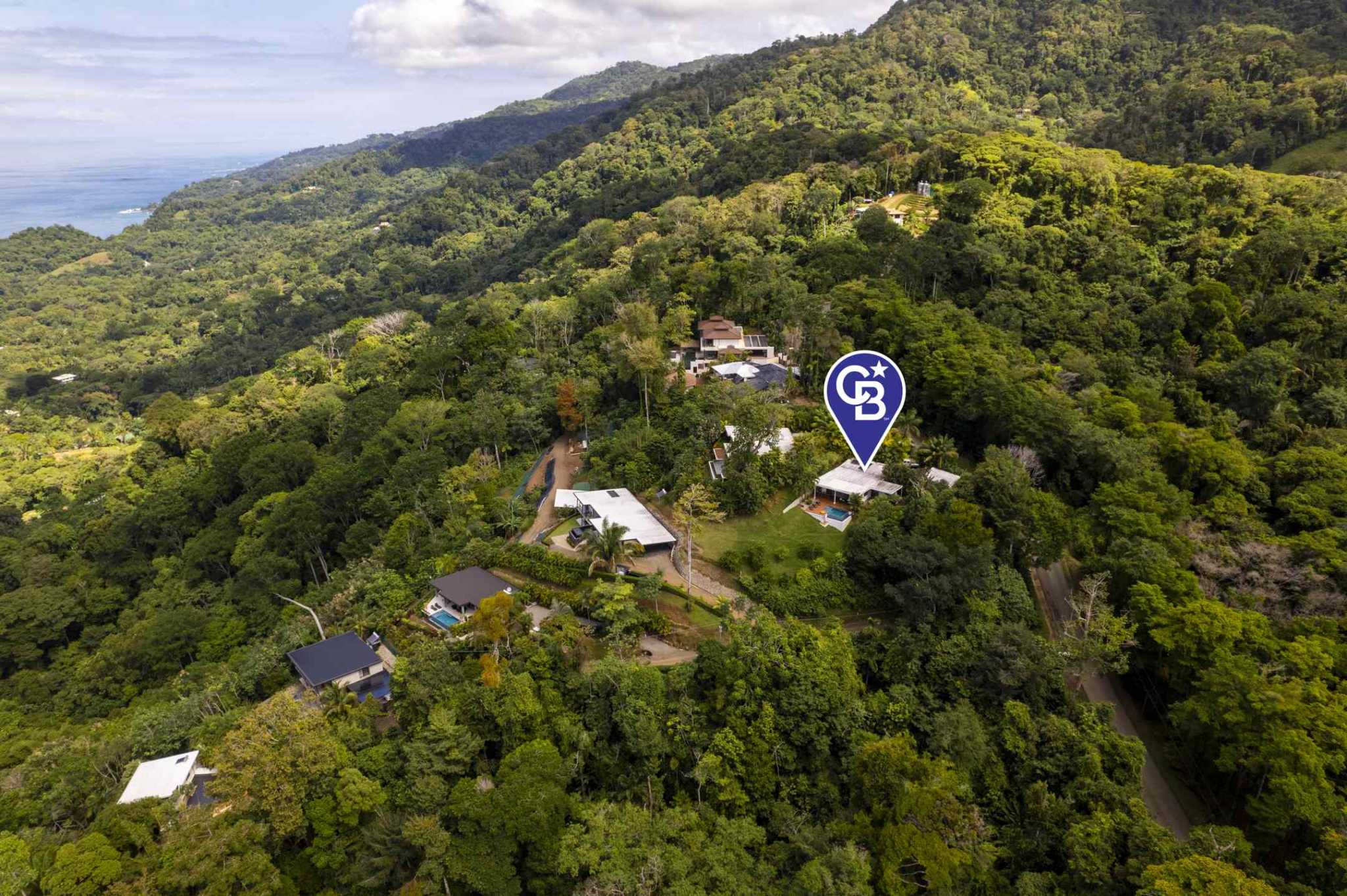 Costa Rican 4-Bedroom Villa with Whales Tail Views & Pool in Uvita Costa Rica