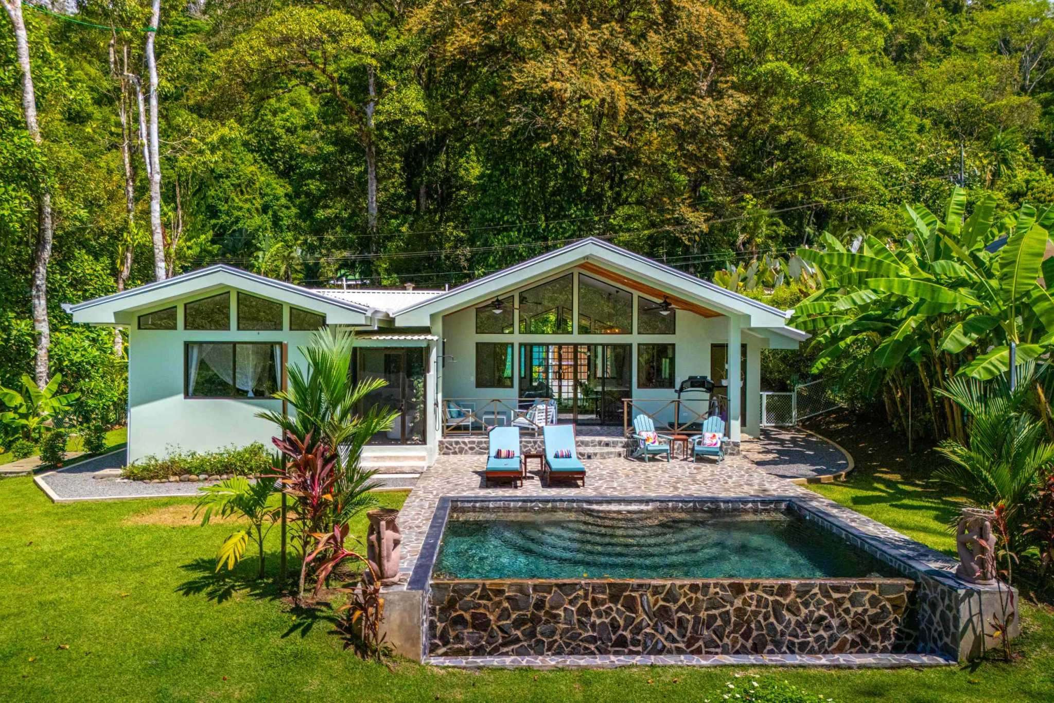 39945 (29) Private Jungle View 3-Bedroom Home with Fruit Trees & Chicken Coop in Uvita Costa Rica