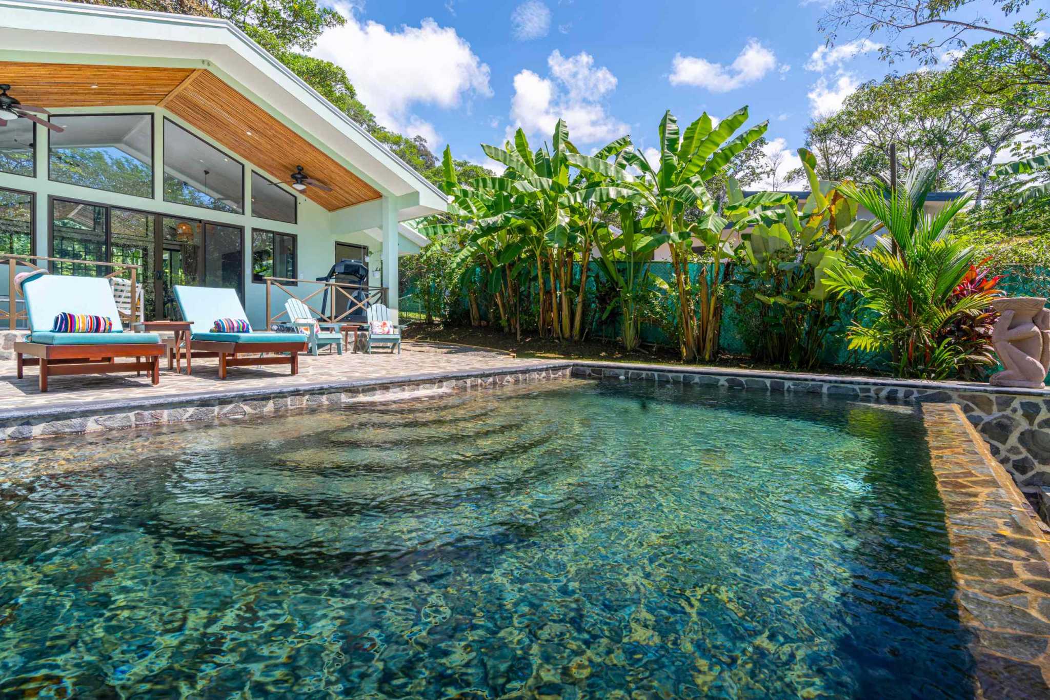 39945 (33) Private Jungle View 3-Bedroom Home with Fruit Trees & Chicken Coop in Uvita Costa Rica