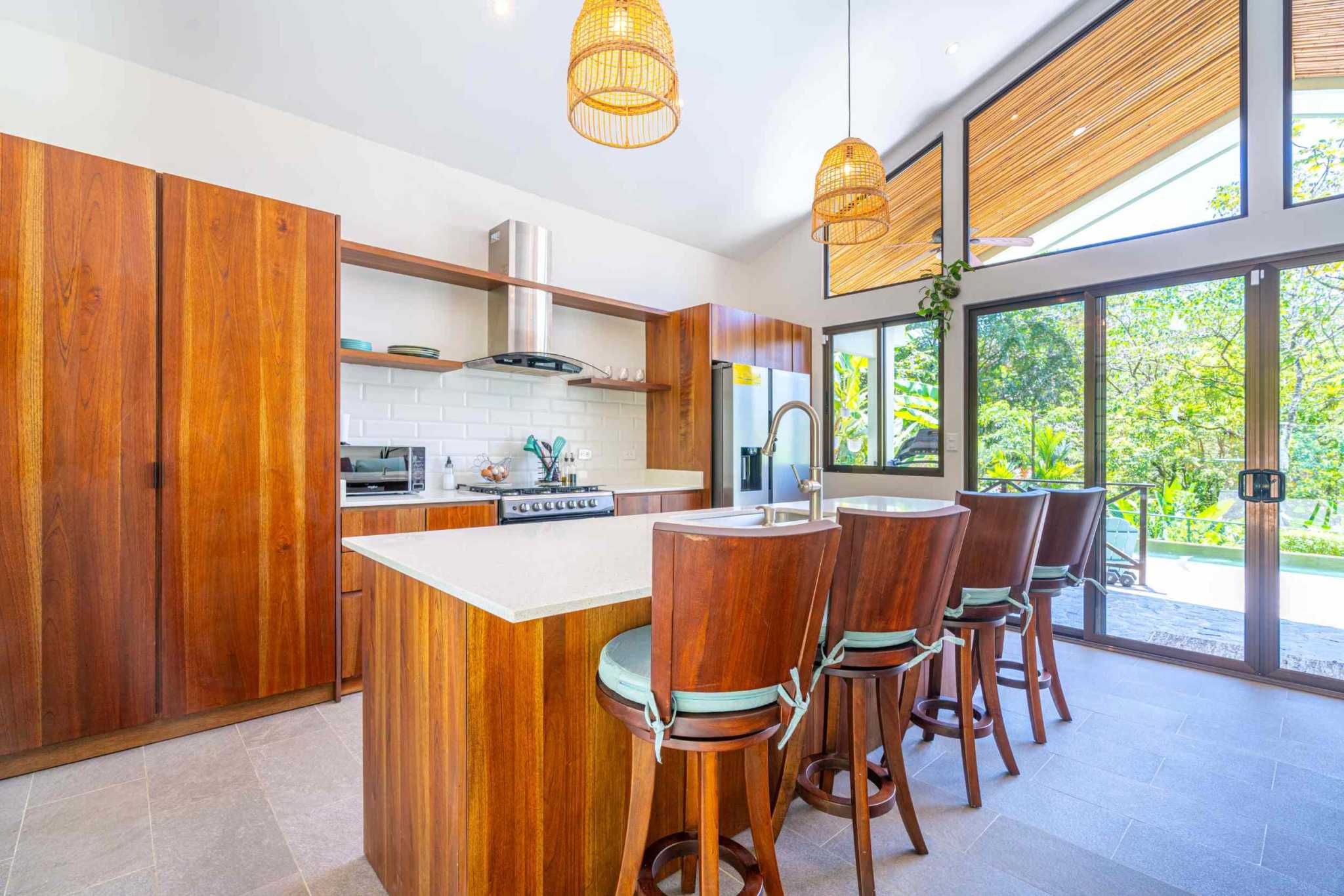 39945 (21) Private Jungle View 3-Bedroom Home with Fruit Trees & Chicken Coop in Uvita Costa Rica