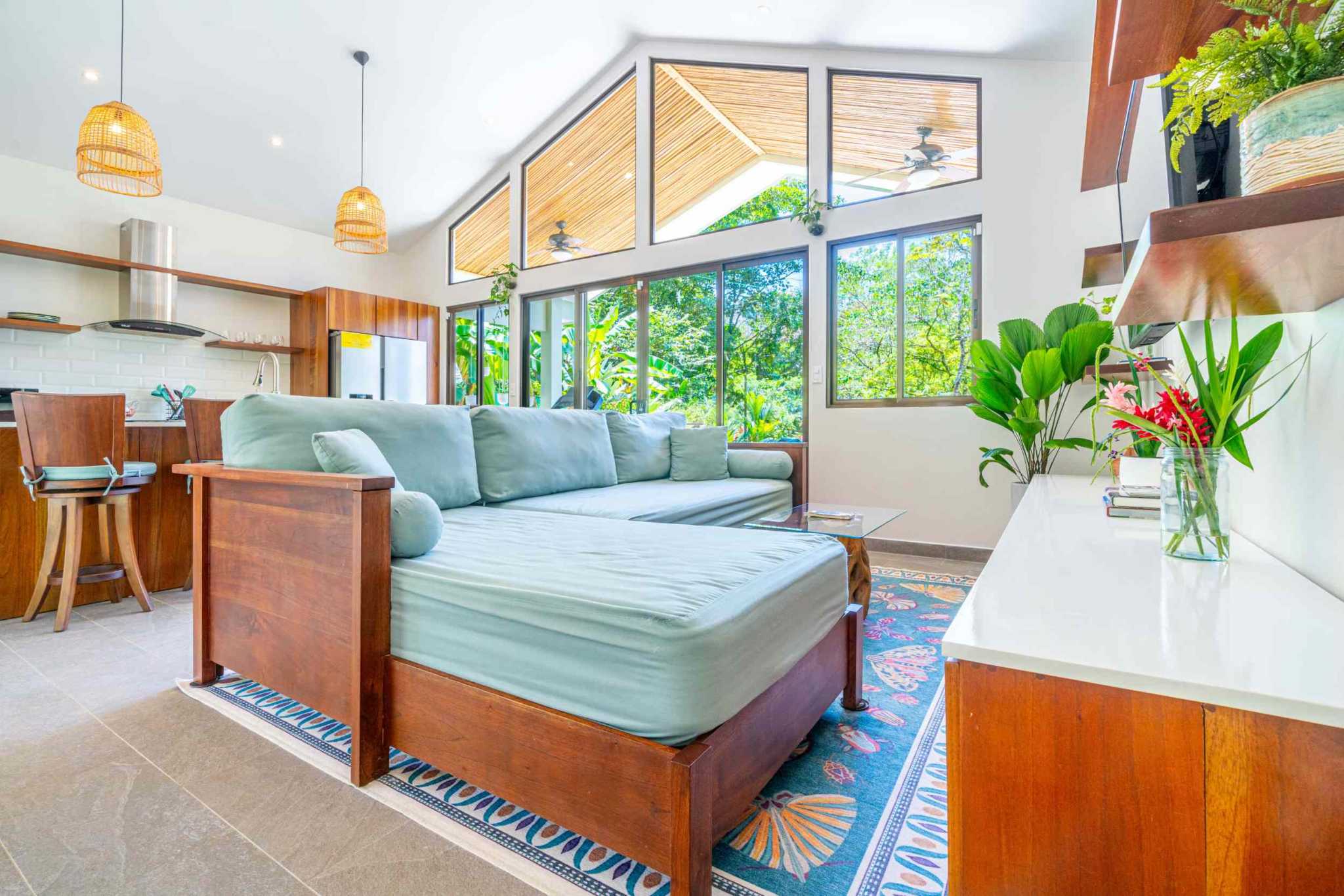 39945 (7) Private Jungle View 3-Bedroom Home with Fruit Trees & Chicken Coop in Uvita Costa Rica