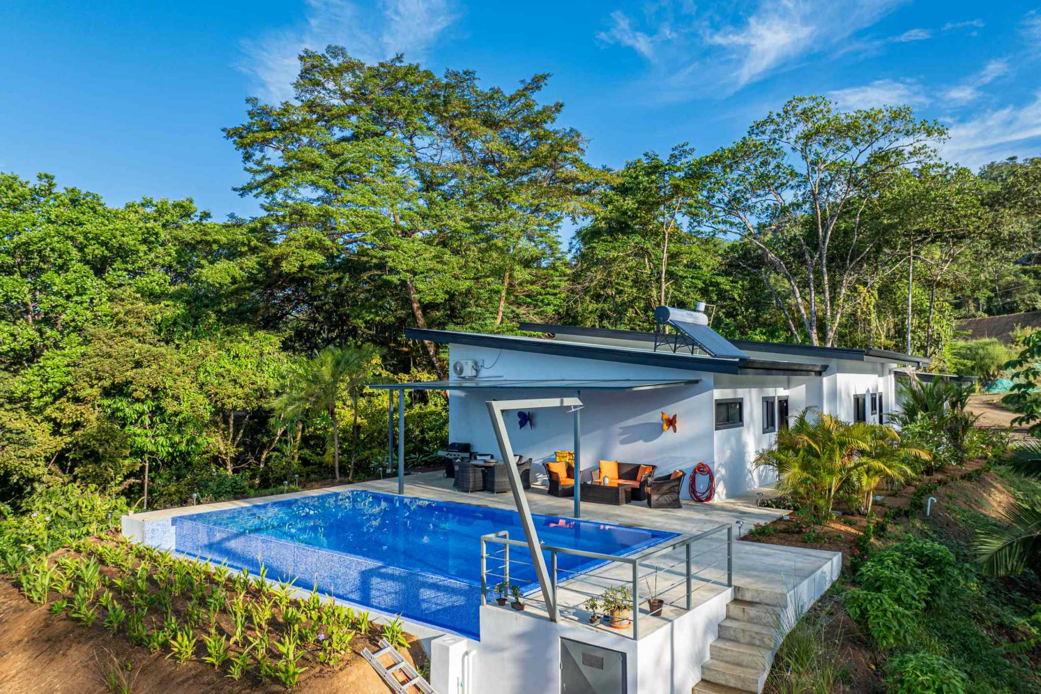 Modern 3-Bedroom Villa on 1.5 Acres of Lush Jungle and Elegance in the Hills of Uvita Costa Rica