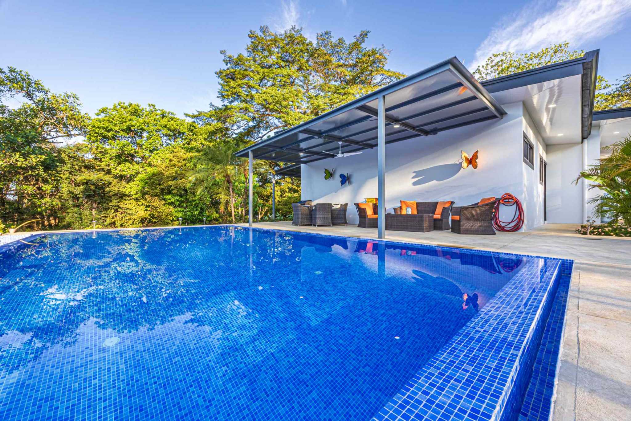 Modern 3-Bedroom Villa on 1.5 Acres of Lush Jungle and Elegance in the Hills of Uvita Costa Rica