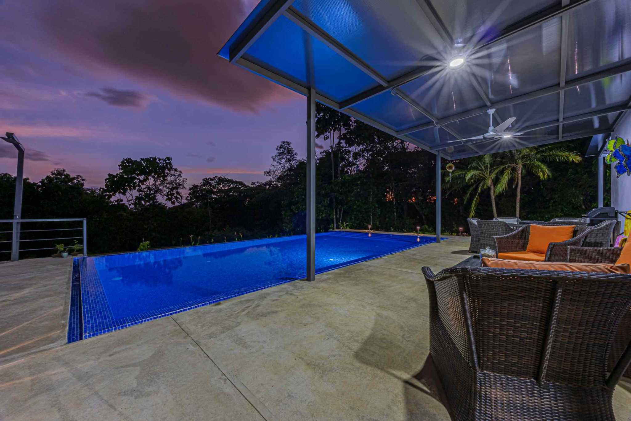 Modern 3-Bedroom Villa on 1.5 Acres of Lush Jungle and Elegance in the Hills of Uvita Costa Rica