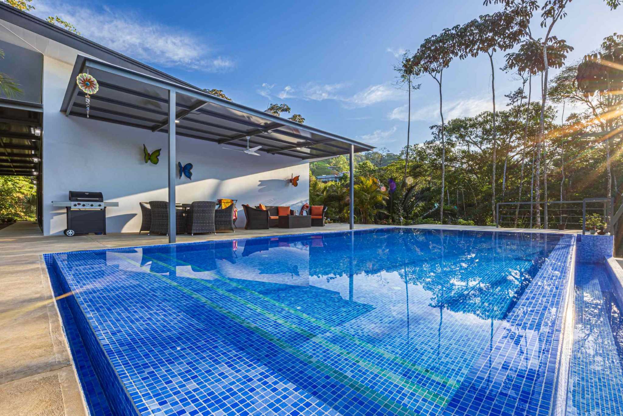 Modern 3-Bedroom Villa on 1.5 Acres of Lush Jungle and Elegance in the Hills of Uvita Costa Rica