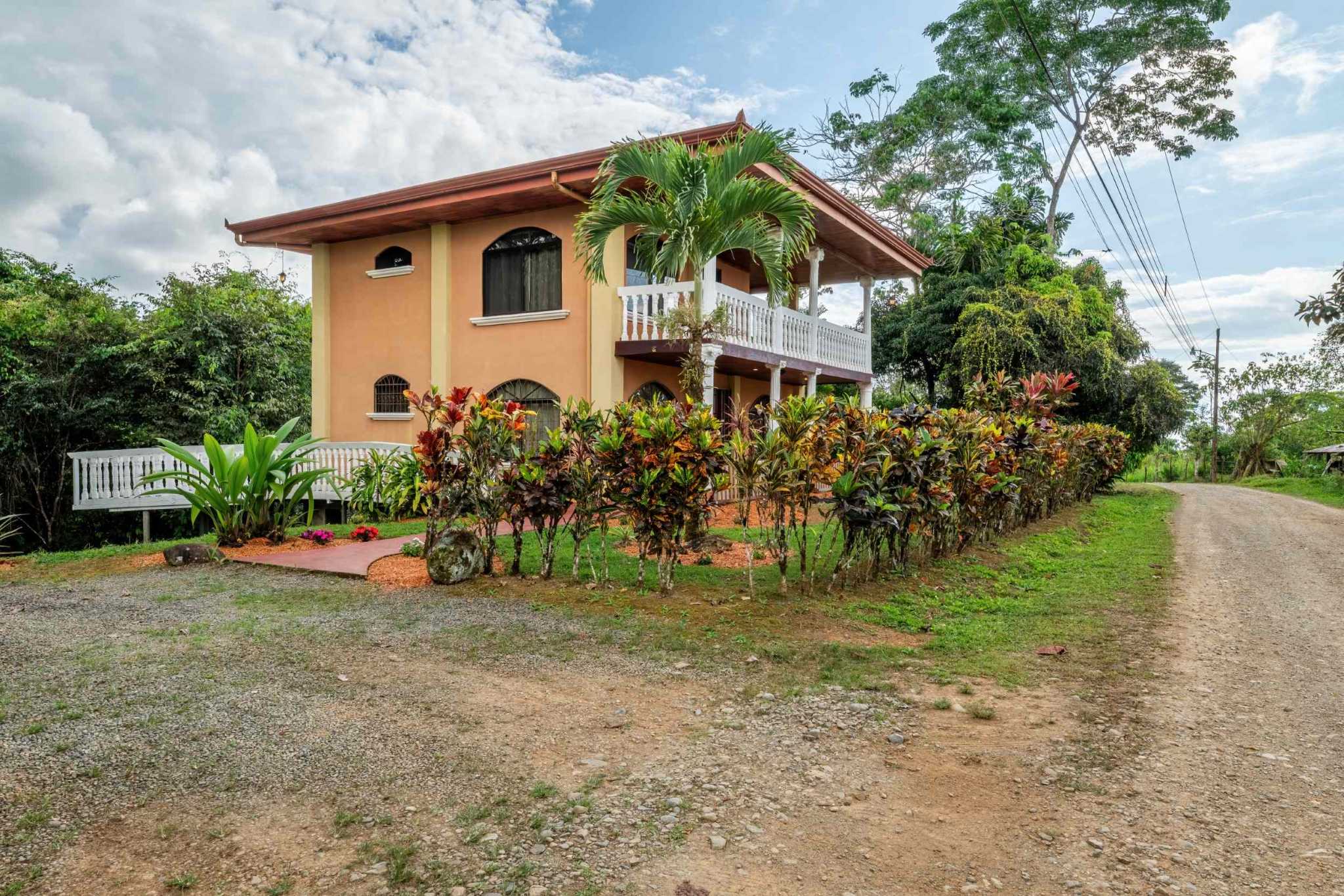 Fully Furnished 3-Bedroom Colonial Style Home with Spacious Grounds in Tinamastes Costa Rica