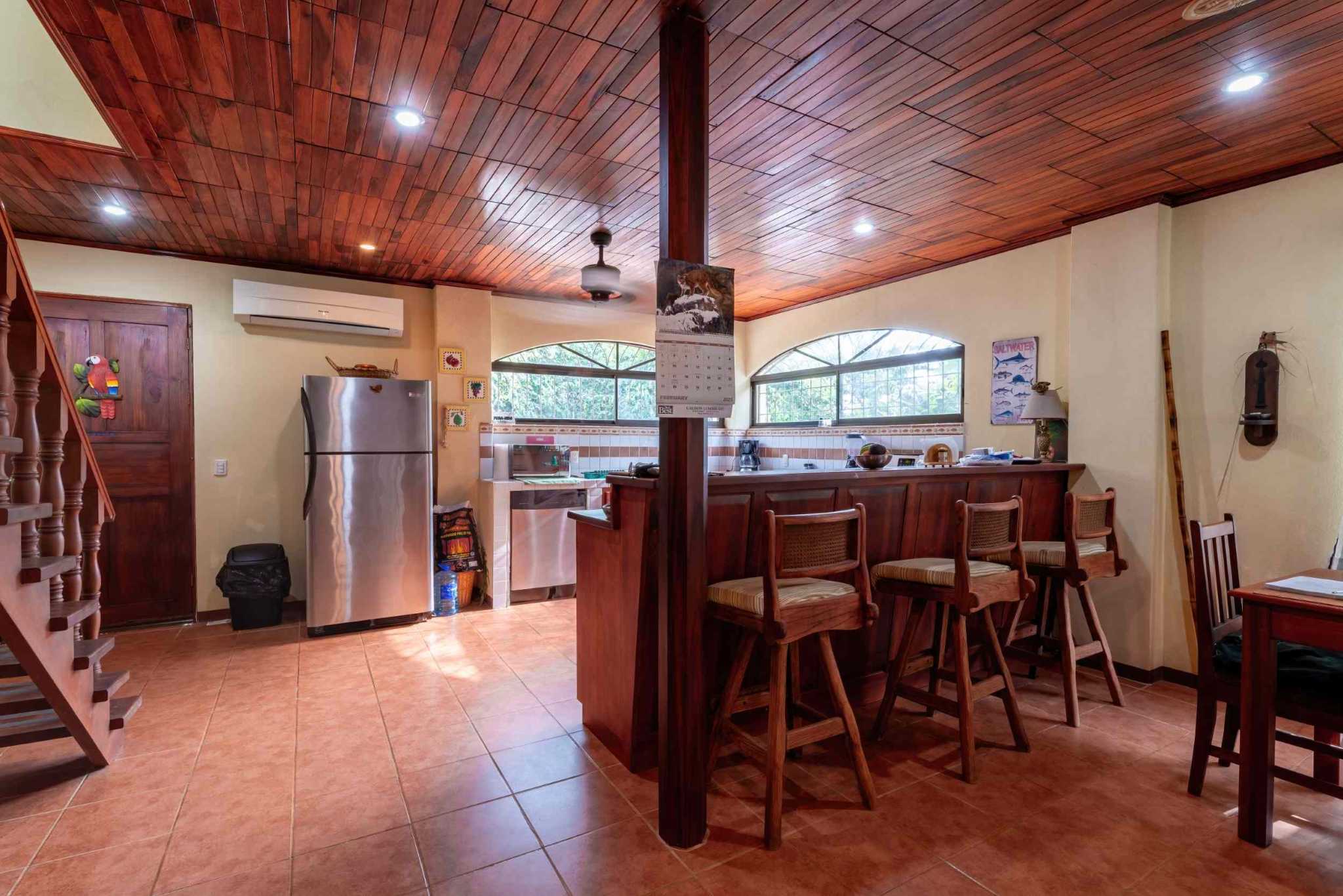 Fully Furnished 3-Bedroom Colonial Style Home with Spacious Grounds in Tinamastes Costa Rica