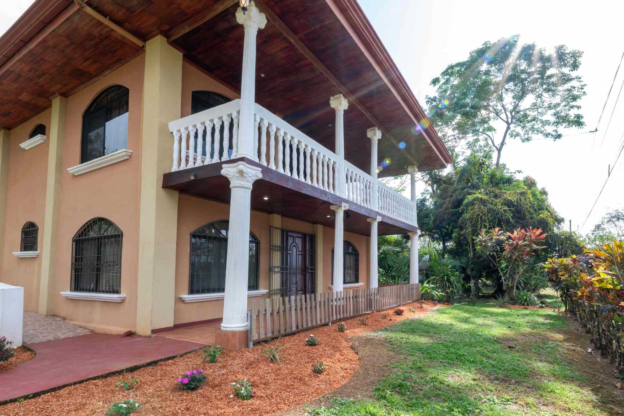 Fully Furnished 3-Bedroom Colonial Style Home with Spacious Grounds in Tinamastes Costa Rica