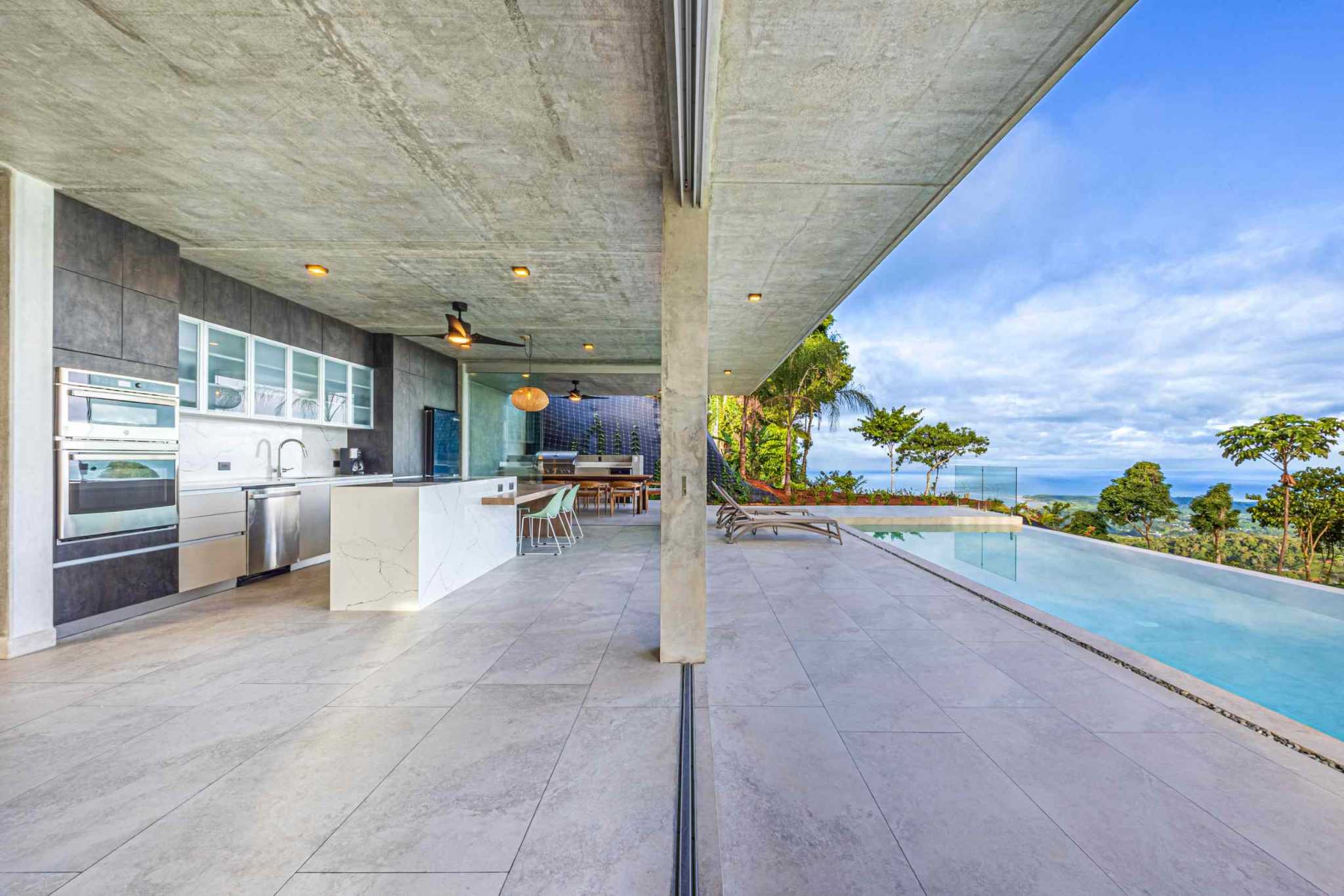 New-Construction Estate Property with 5+ Acres, Modern Style & Ocean Views of the Whale’s Tail in Uvita Costa Rica
