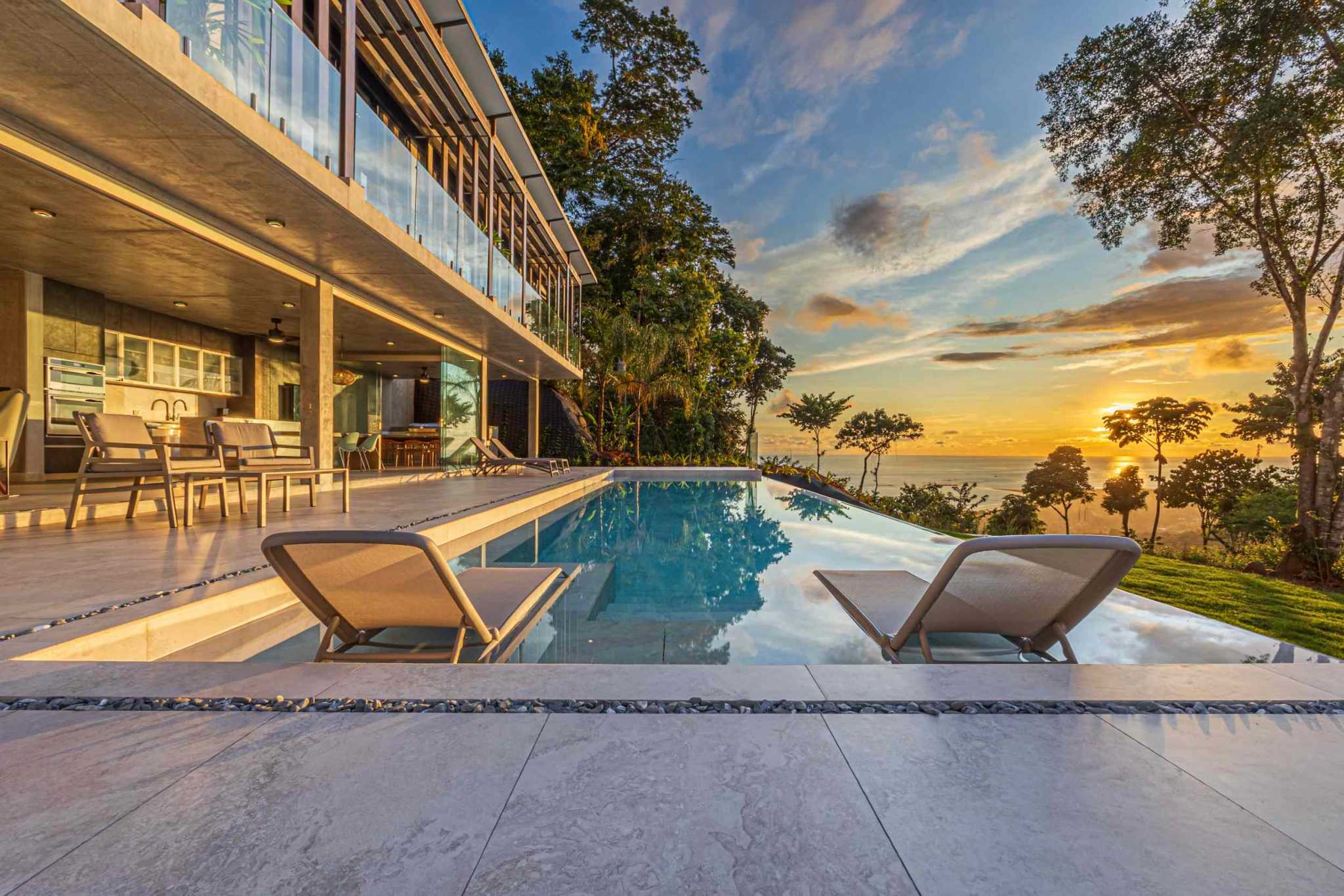 New-Construction Estate Property with 5+ Acres, Modern Style & Ocean Views of the Whale’s Tail in Uvita Costa Rica