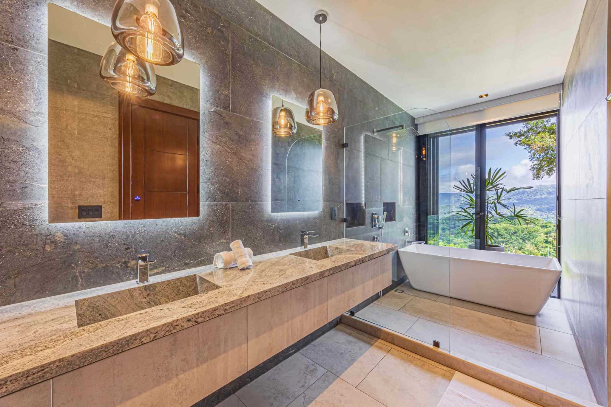 New-Construction Estate Property with 5+ Acres, Modern Style & Ocean Views of the Whale’s Tail in Uvita Costa Rica