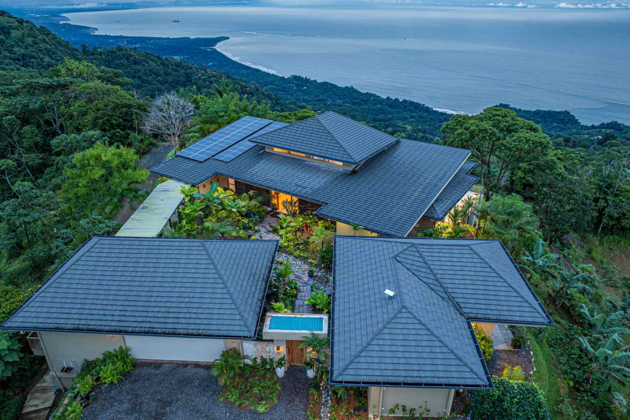 41332 (24) Tropical 5-Bedroom Sanctuary of Ultra-Luxury & Sustainability in Costa Verde Estates above Dominical Costa Rica