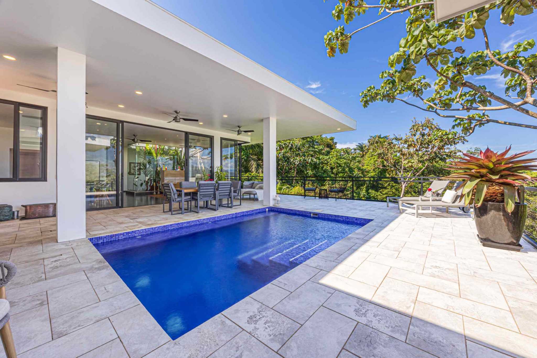 Stunning Mountain & Ocean Views in a 3-Bedroom Luxury Home on Calle Perezoso in Ojochal Costa Rica