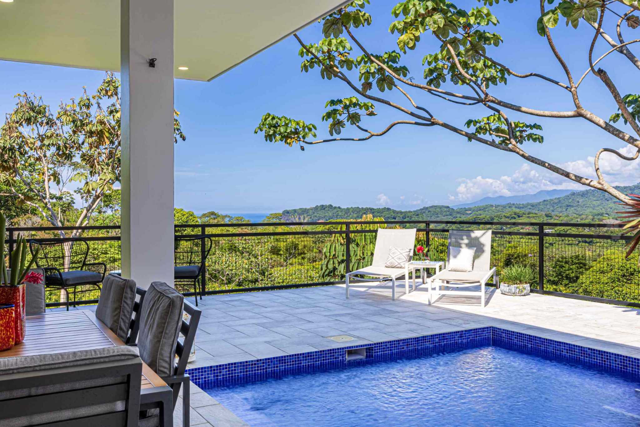 Stunning Mountain & Ocean Views in a 3-Bedroom Luxury Home on Calle Perezoso in Ojochal Costa Rica