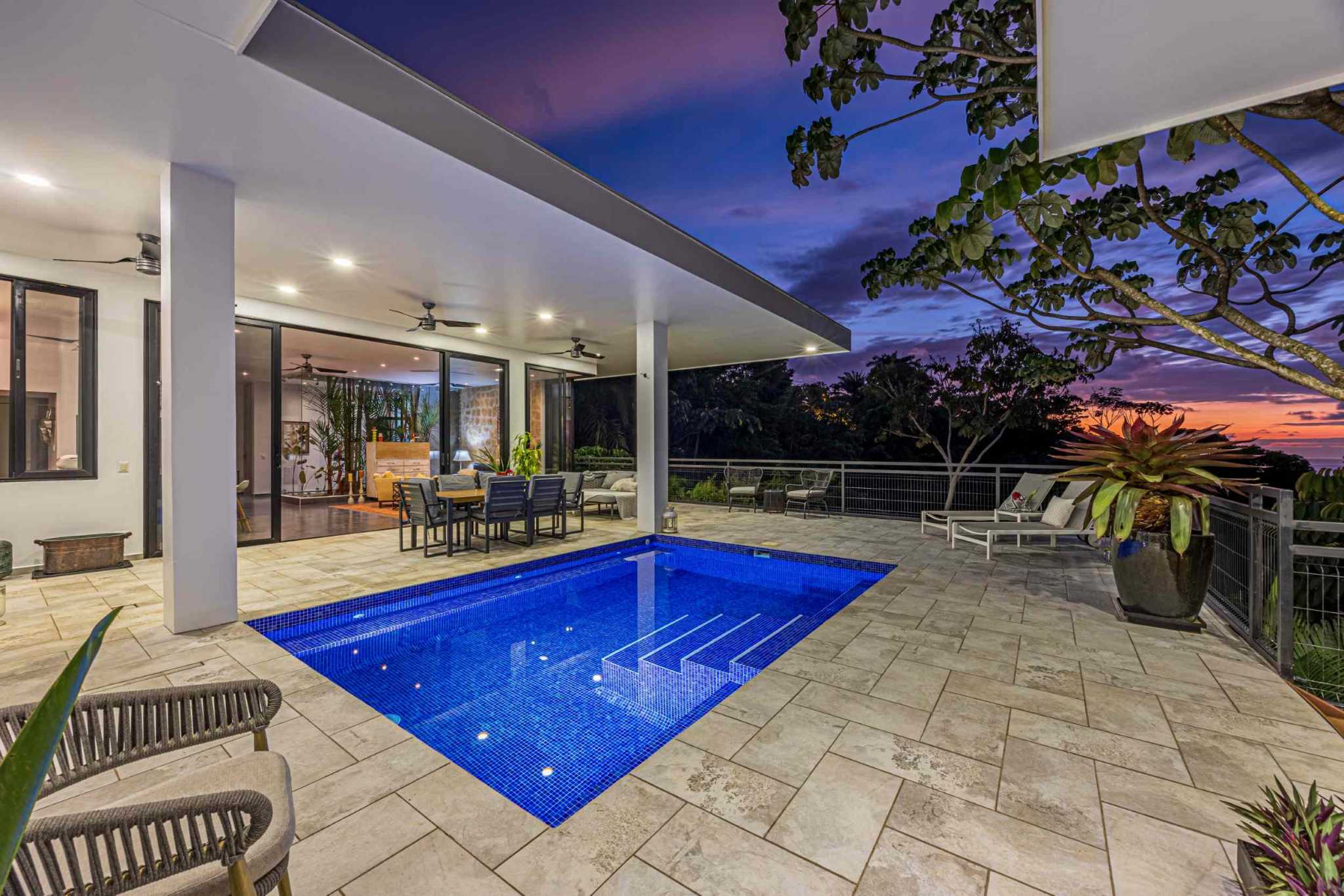 Stunning Mountain & Ocean Views in a 3-Bedroom Luxury Home on Calle Perezoso in Ojochal Costa Rica