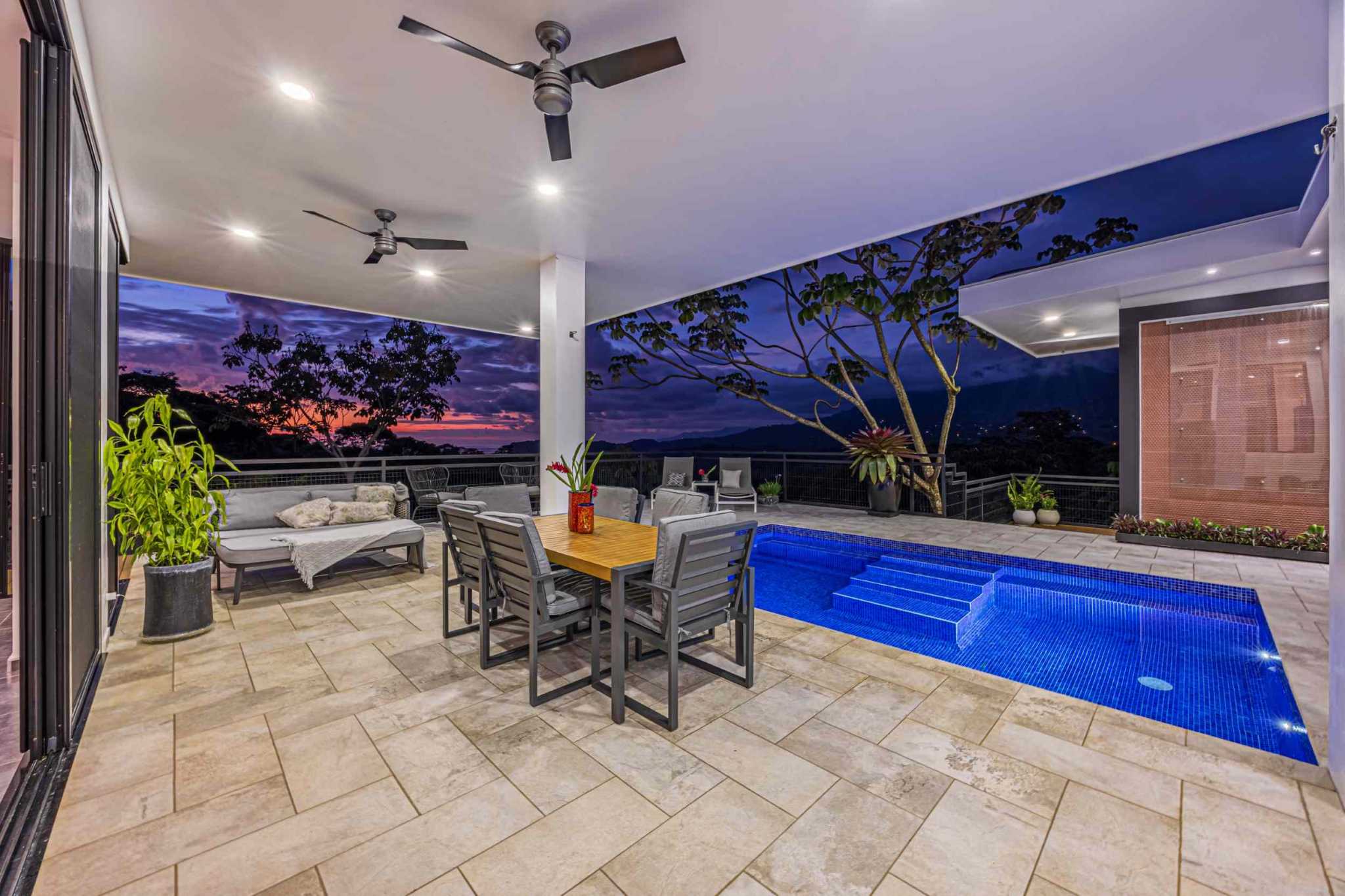 Stunning Mountain & Ocean Views in a 3-Bedroom Luxury Home on Calle Perezoso in Ojochal Costa Rica