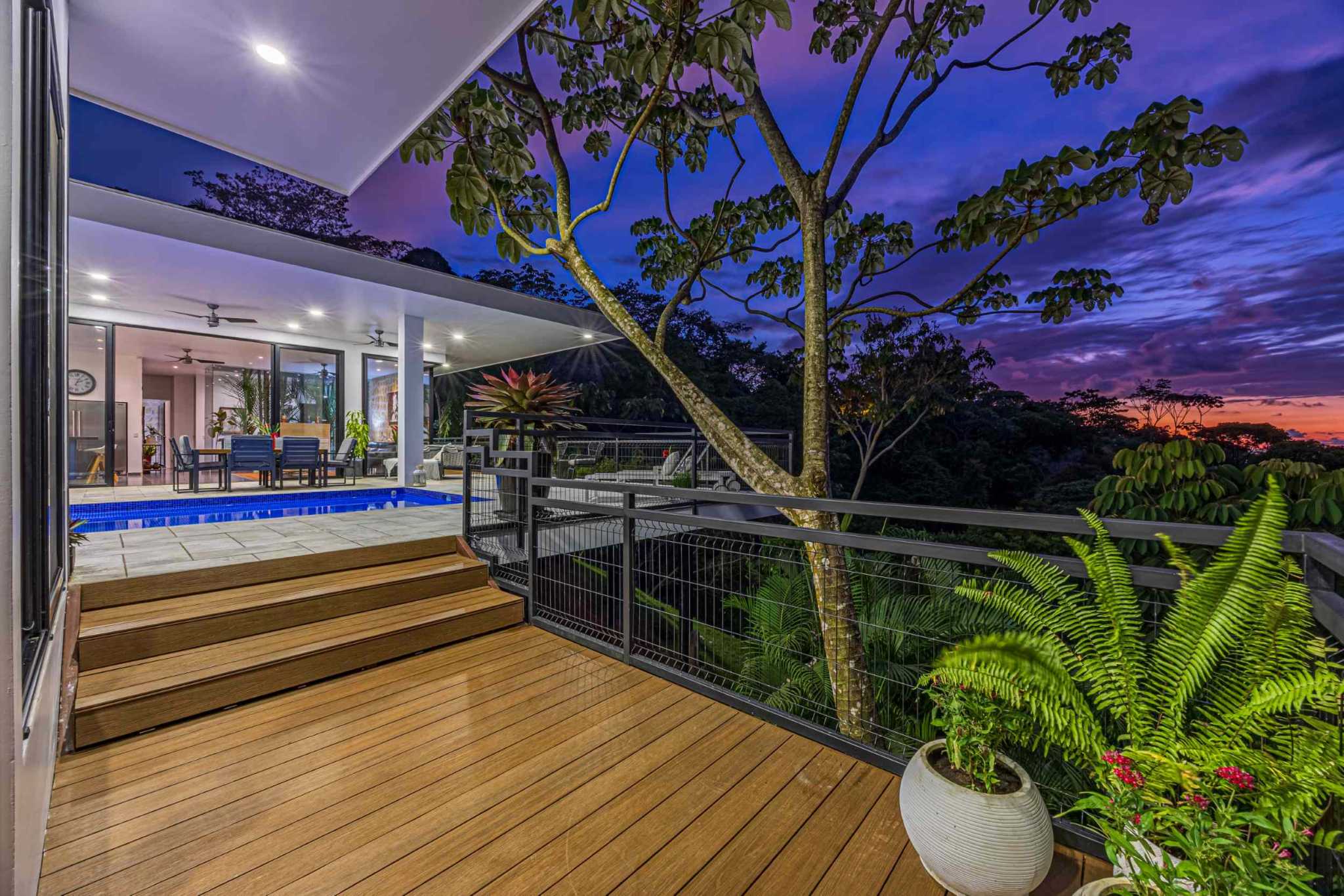 Stunning Mountain & Ocean Views in a 3-Bedroom Luxury Home on Calle Perezoso in Ojochal Costa Rica