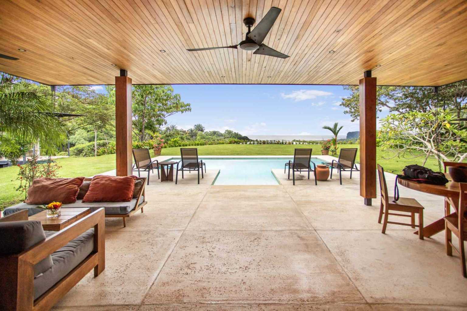 41627 (29) Ocean View 3-Bedroom Home on Desirable Perezoso Road with Wide Panoramic Sunset Ocean Views in Ojochal Costa Rica