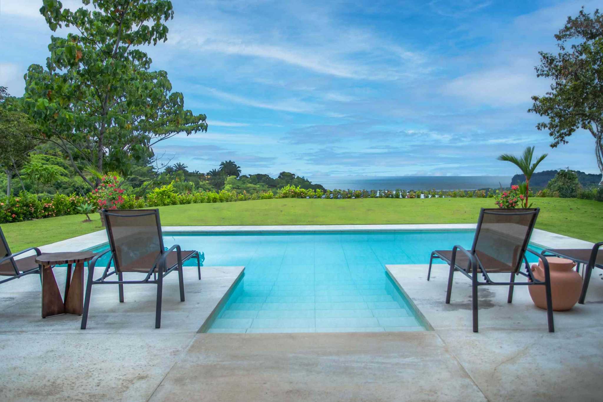 41627 (32) Ocean View 3-Bedroom Home on Desirable Perezoso Road with Wide Panoramic Sunset Ocean Views in Ojochal Costa Rica