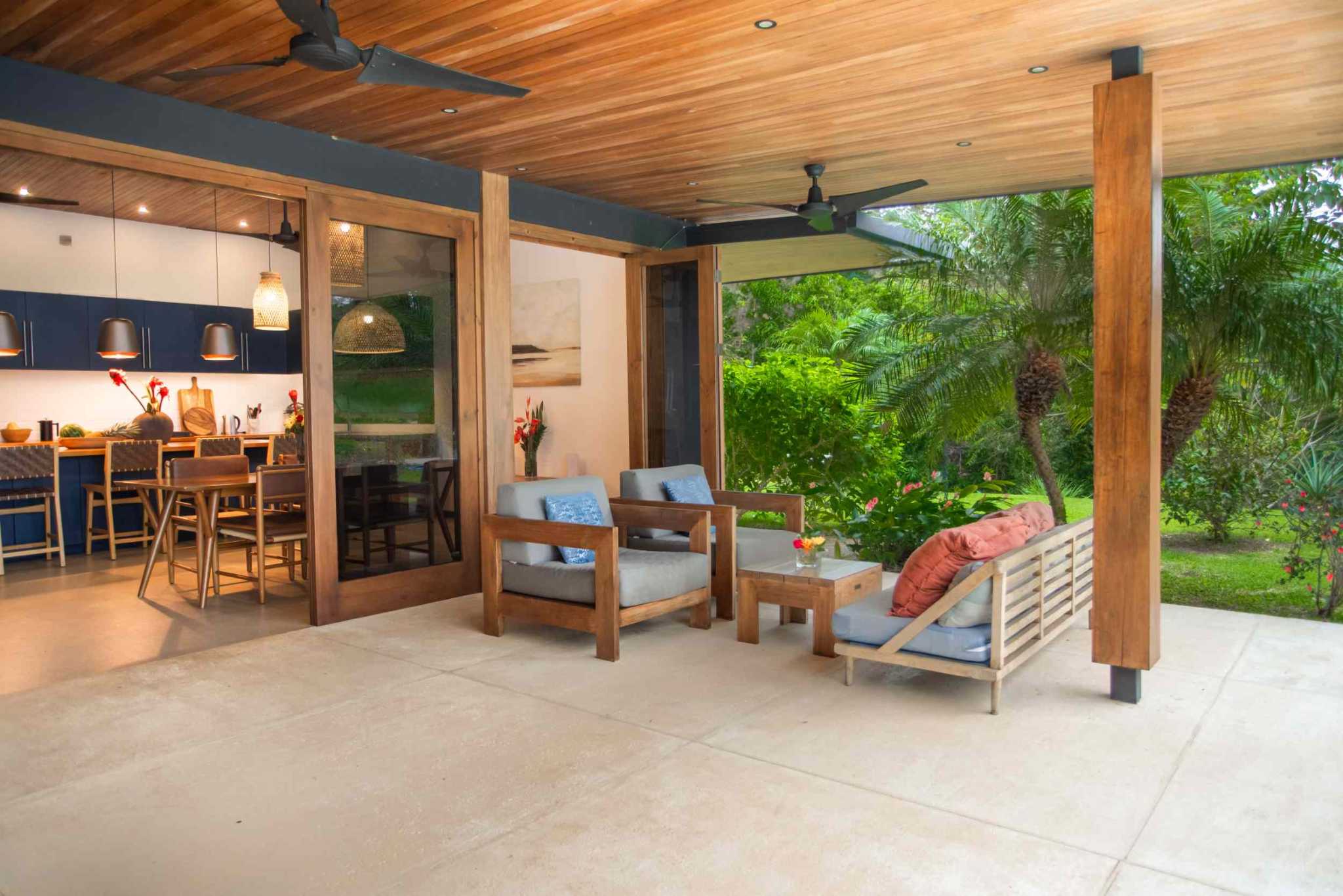 41627 (41) Ocean View 3-Bedroom Home on Desirable Perezoso Road with Wide Panoramic Sunset Ocean Views in Ojochal Costa Rica