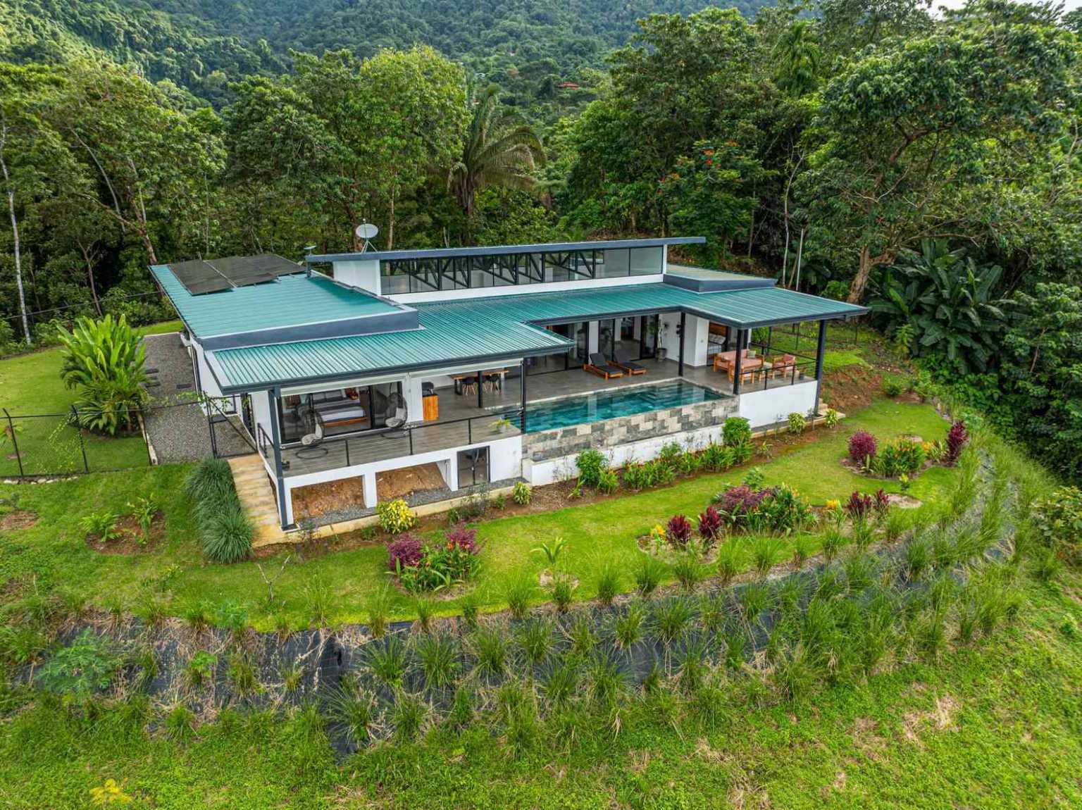 Brand New Modern Ocean View 4-Bedroom Home With Big Opportunity on 11+ acres in Tres Rios Costa Rica