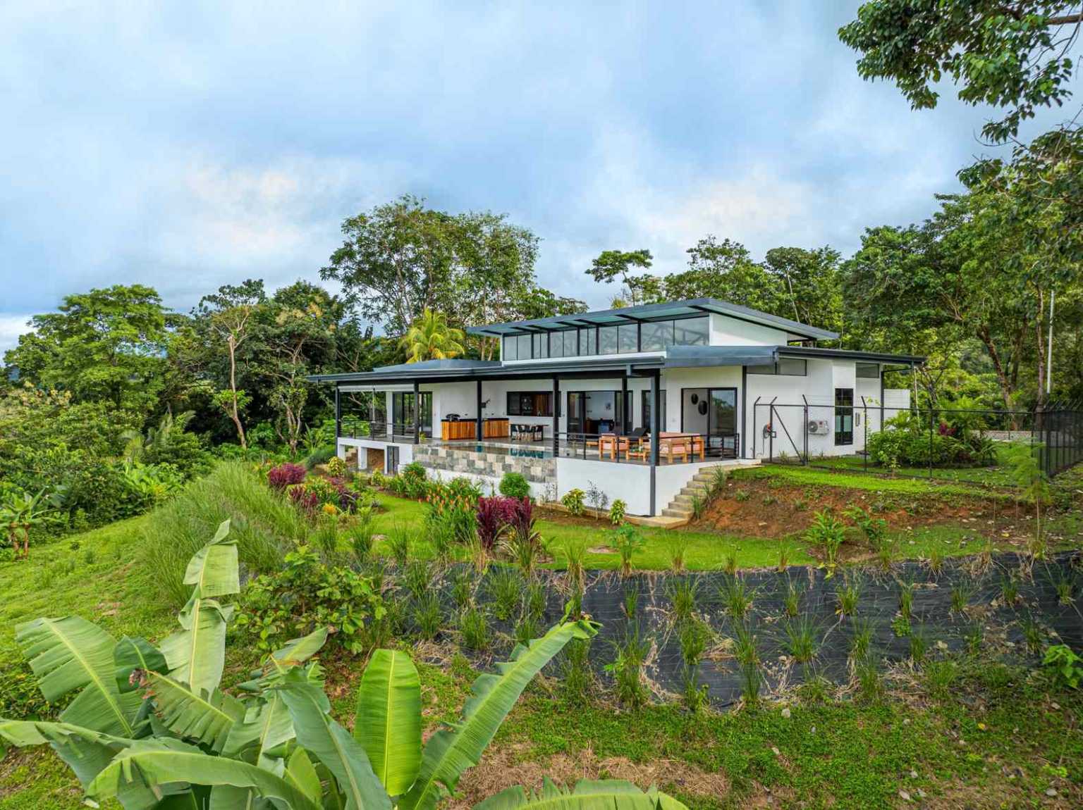 Brand New Modern Ocean View 4-Bedroom Home With Big Opportunity on 11+ acres in Tres Rios Costa Rica