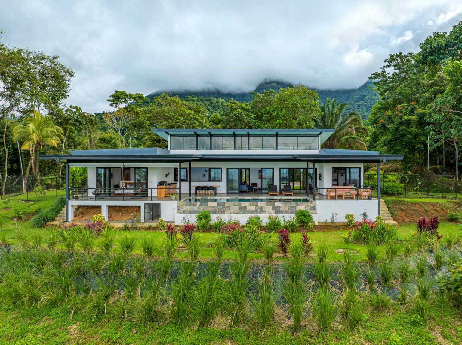 Brand New Modern Ocean View 4-Bedroom Home With Big Opportunity on 11+ acres in Tres Rios Costa Rica