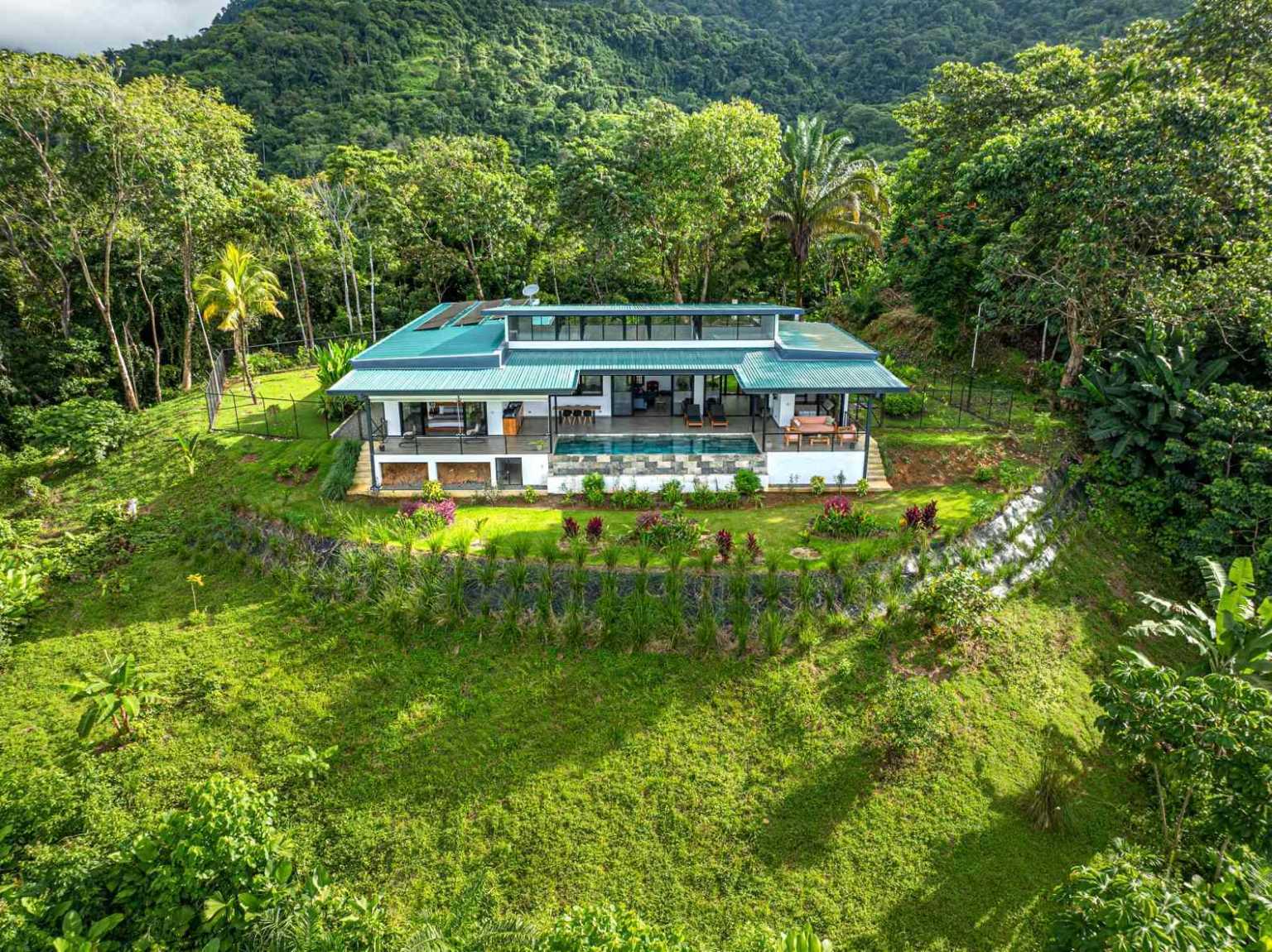 Brand New Modern Ocean View 4-Bedroom Home With Big Opportunity on 11+ acres in Tres Rios Costa Rica