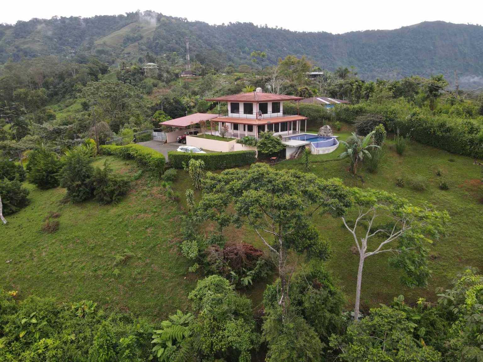 42218 (24) Panoramic Mountain & Ocean View 2-Bedroom Home with Pool in Tinamastes Costa Rica