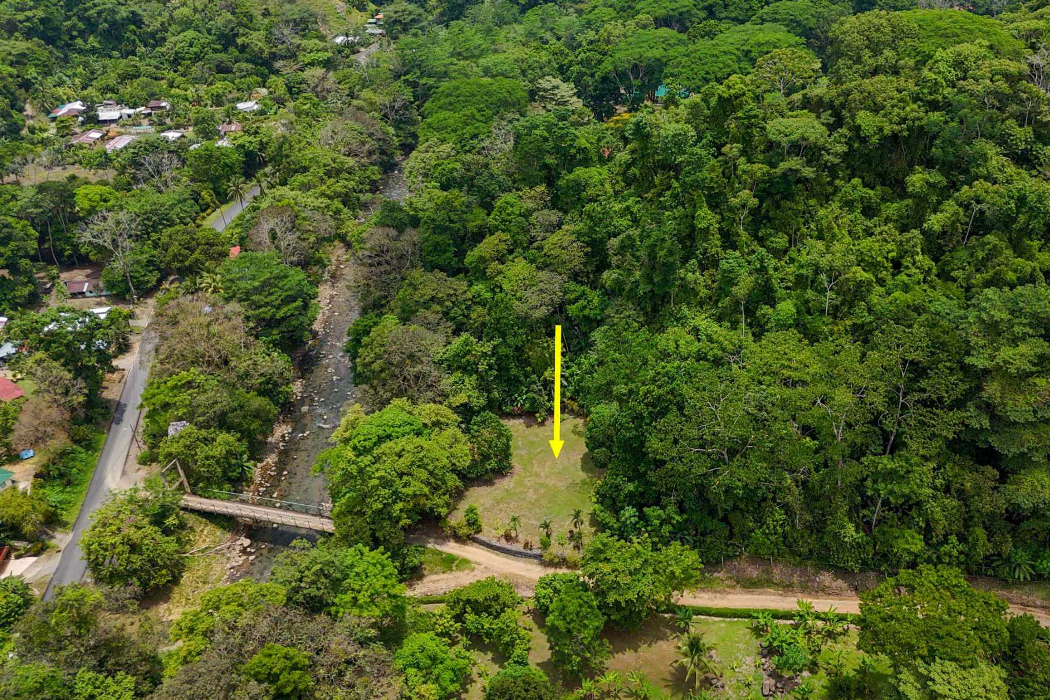 42804 (26) Private Riverside Garden of Eden with Mature Plants & Big Flat Building Area in Tres Rios Costa Rica