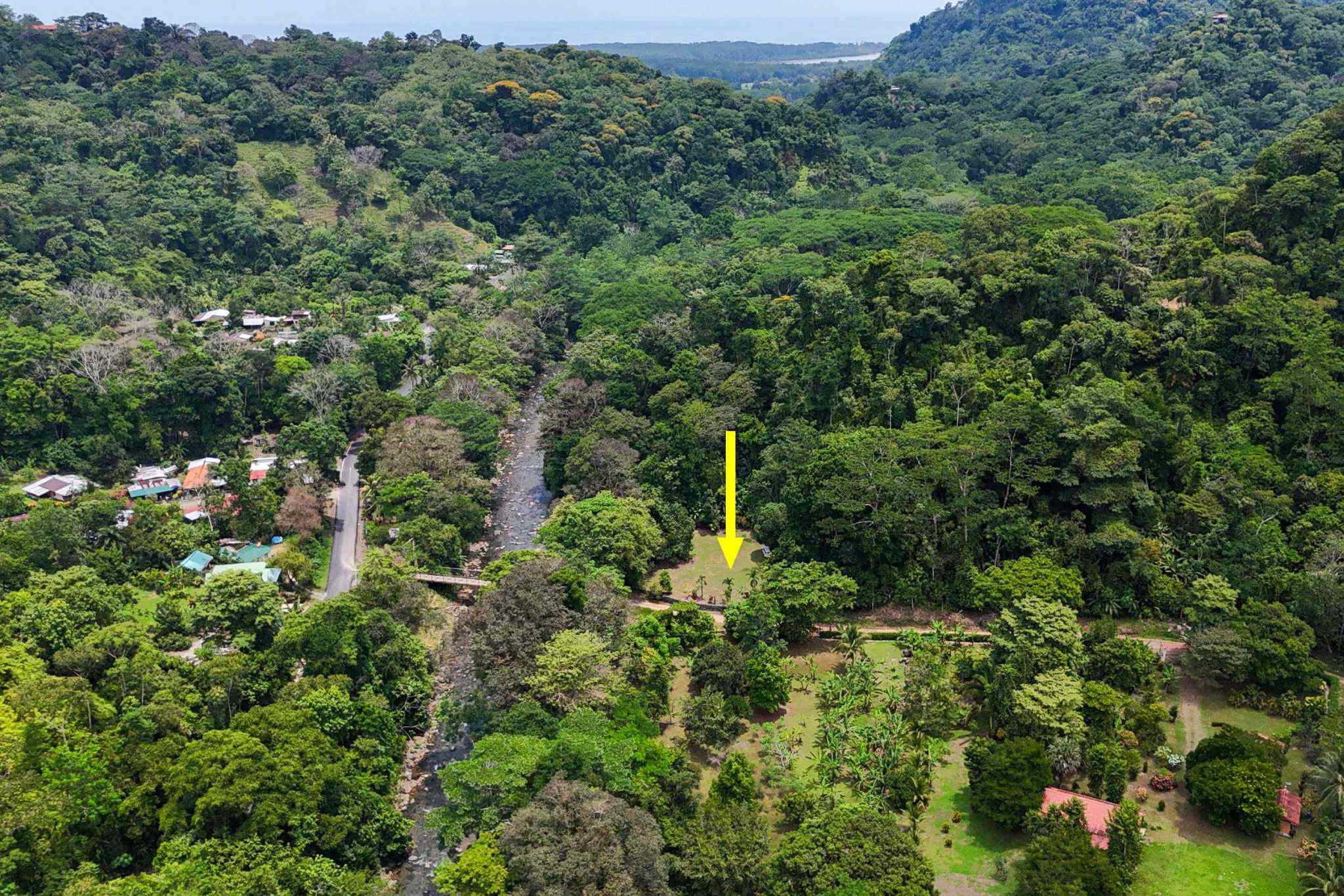 42804 (19) Private Riverside Garden of Eden with Mature Plants & Big Flat Building Area in Tres Rios Costa Rica