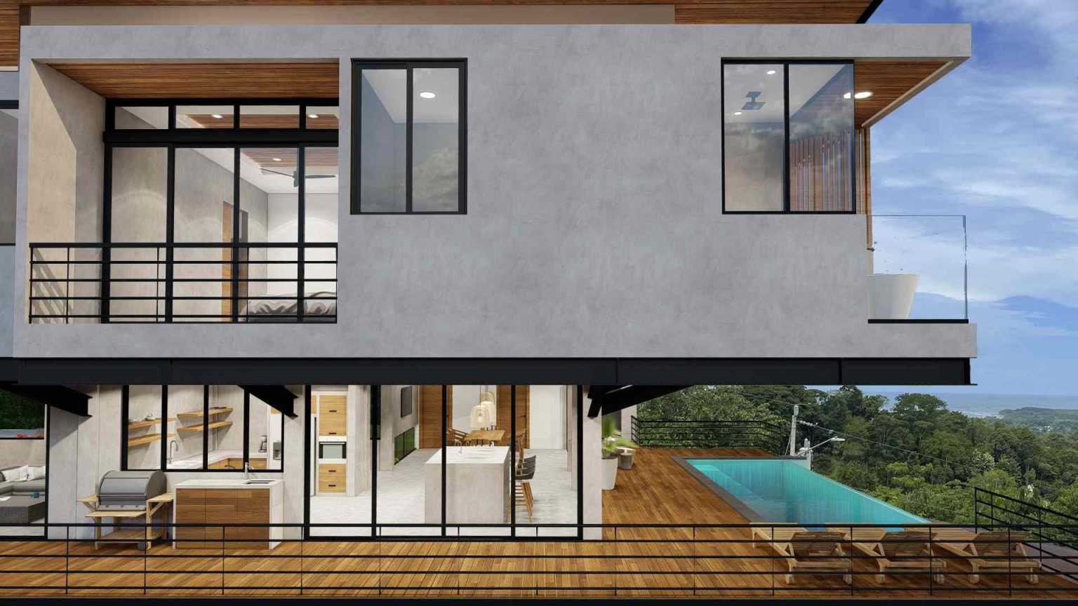 42920 (6) New Luxury Modern Home with Breathtaking Ocean Views in Las Brisas Community in Uvita Costa Rica