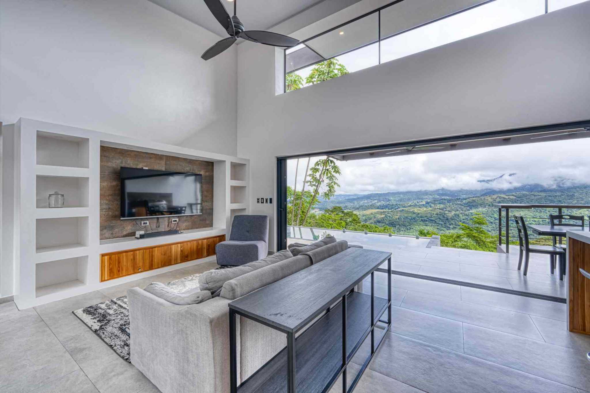 42950 (8) Mountain View 3-Bedroom Home in Escalares above Dominicalito Costa Rica