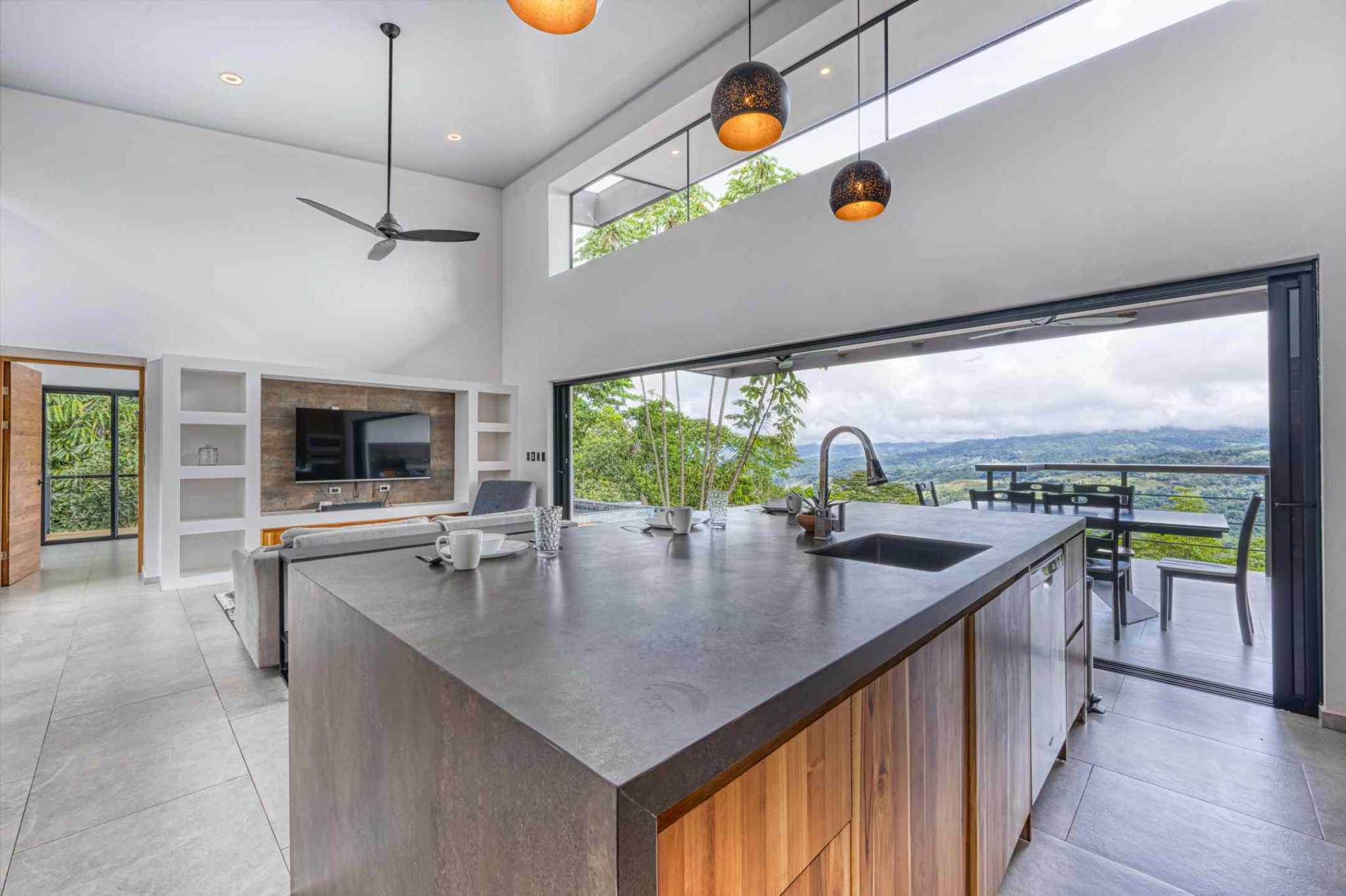 42950 (10) Mountain View 3-Bedroom Home in Escalares above Dominicalito Costa Rica
