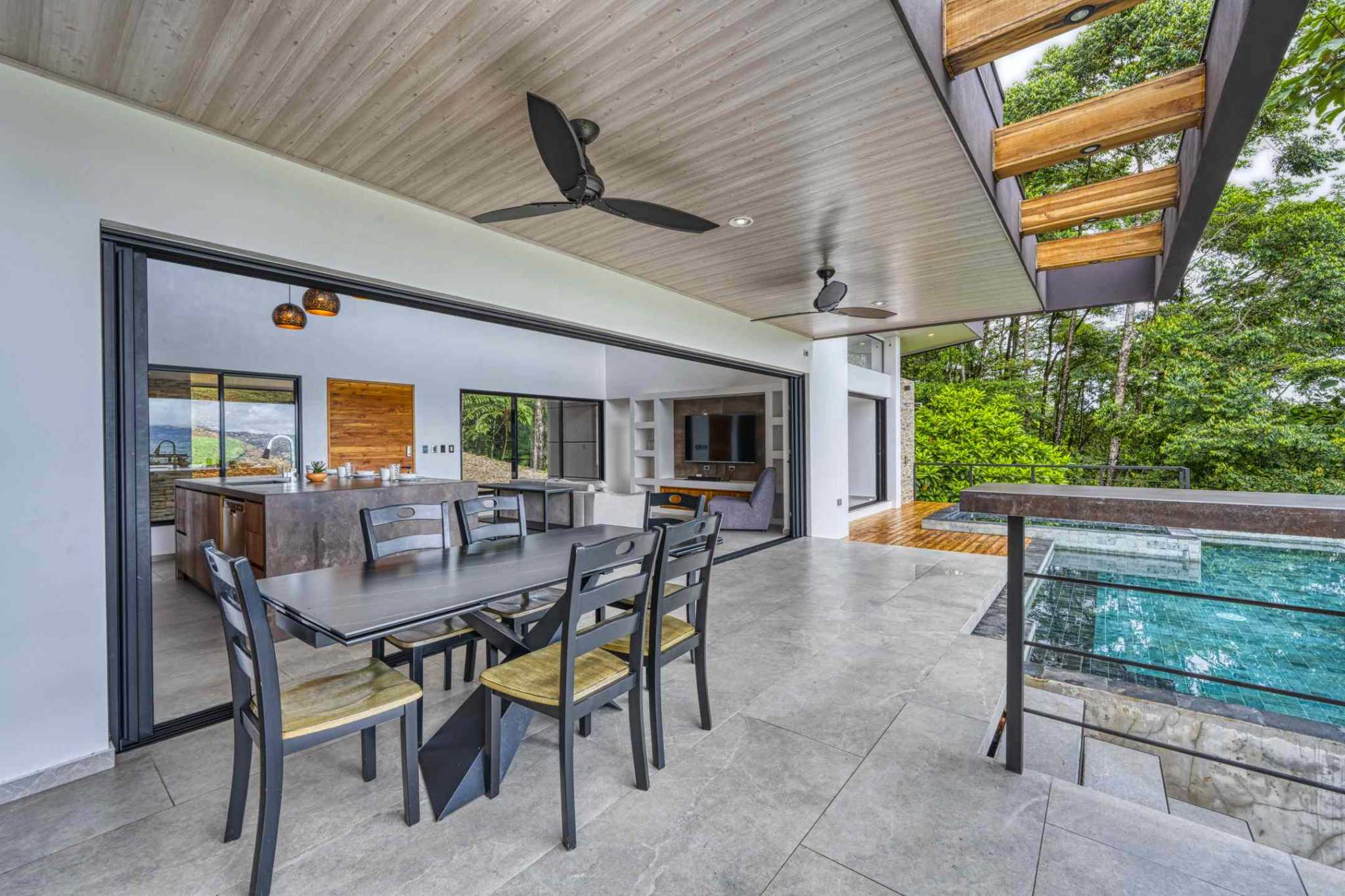 42950 (20) Mountain View 3-Bedroom Home in Escalares above Dominicalito Costa Rica