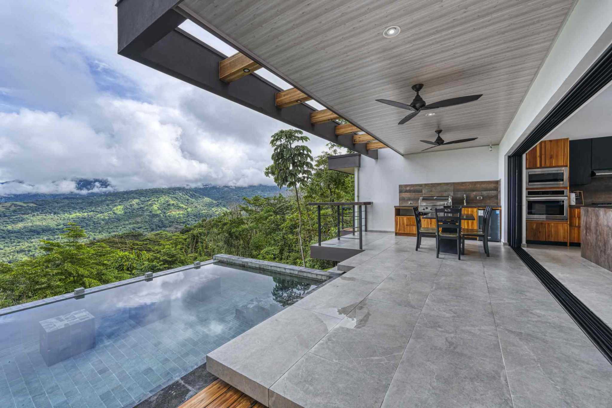 42950 (42) Mountain View 3-Bedroom Home in Escalares above Dominicalito Costa Rica