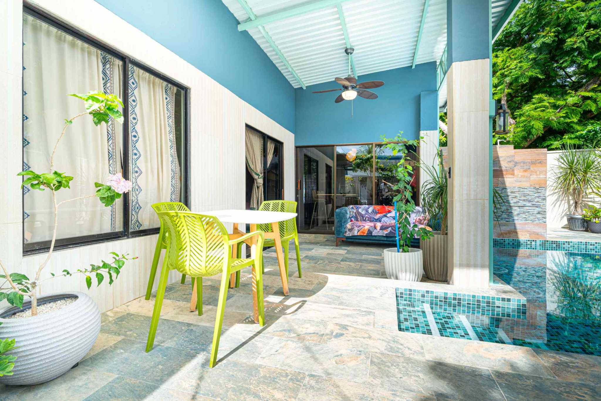 43534 (14) Beautiful 3-Bedroom Main Home with Two Rental Villas and Pool in Walk-to-Beach Location in Bahia near Uvita Costa Rica