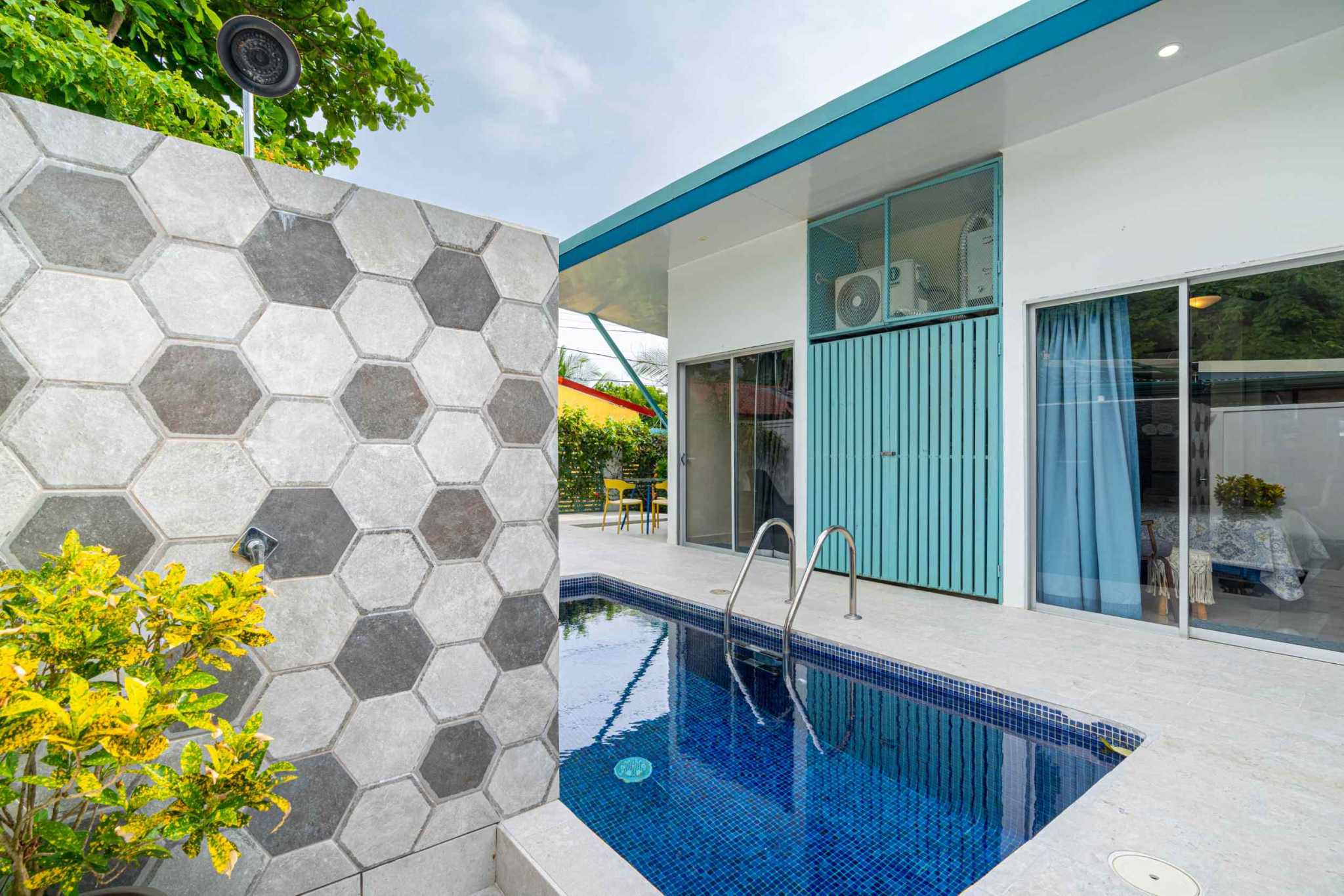 43534 (22) Beautiful 3-Bedroom Main Home with Two Rental Villas and Pool in Walk-to-Beach Location in Bahia near Uvita Costa Rica