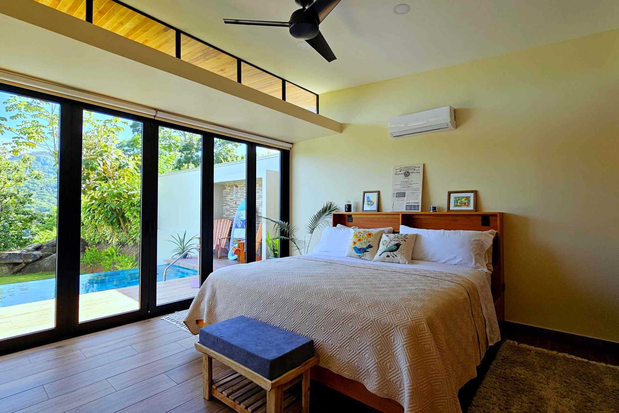 43861 (27) Elegant New 2-Bedroom Home with 2 Extra Building Pads + Mountain Views with Pool on La Union Road in Uvita Costa Rica
