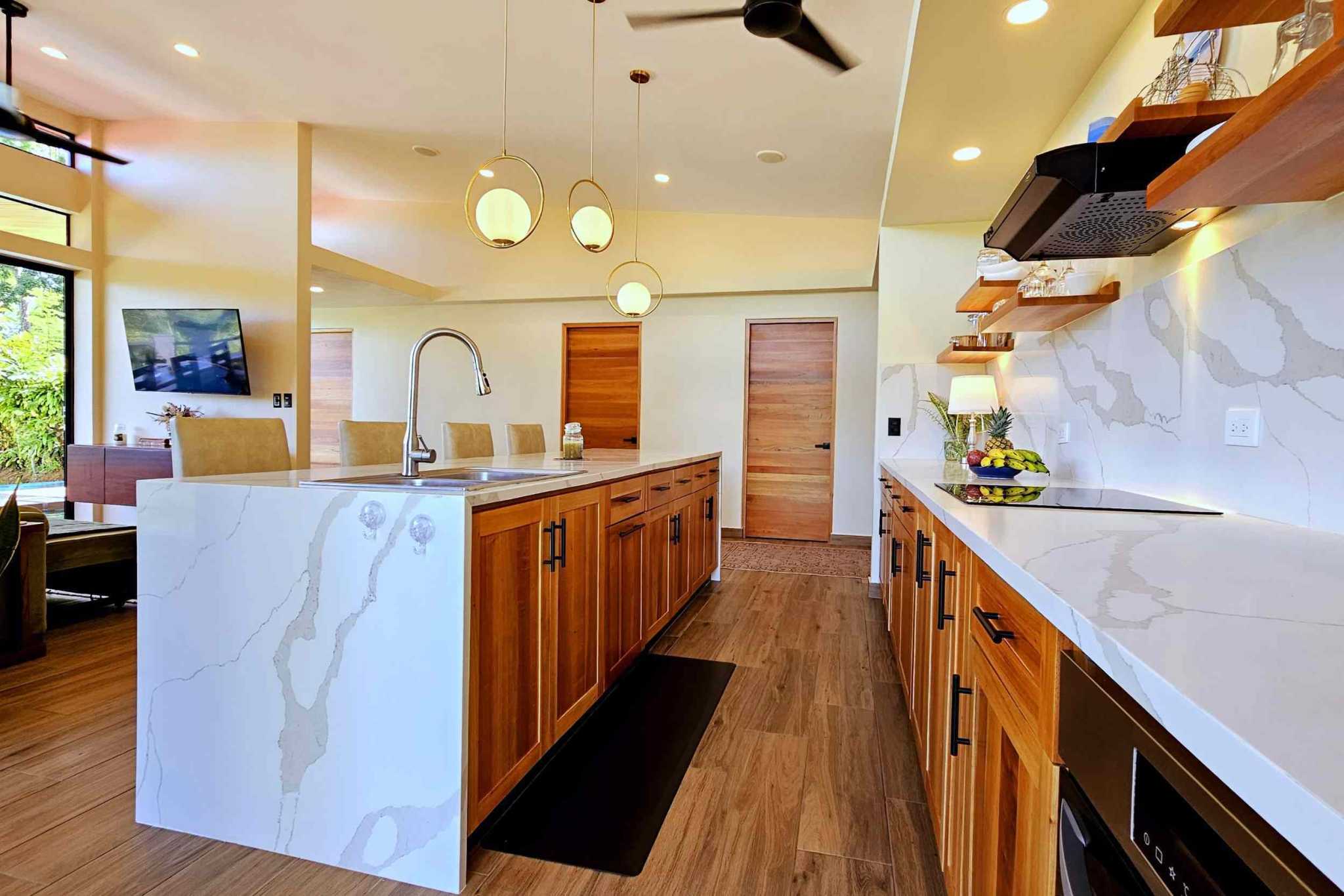 43861 (31) Elegant New 2-Bedroom Home with 2 Extra Building Pads + Mountain Views with Pool on La Union Road in Uvita Costa Rica