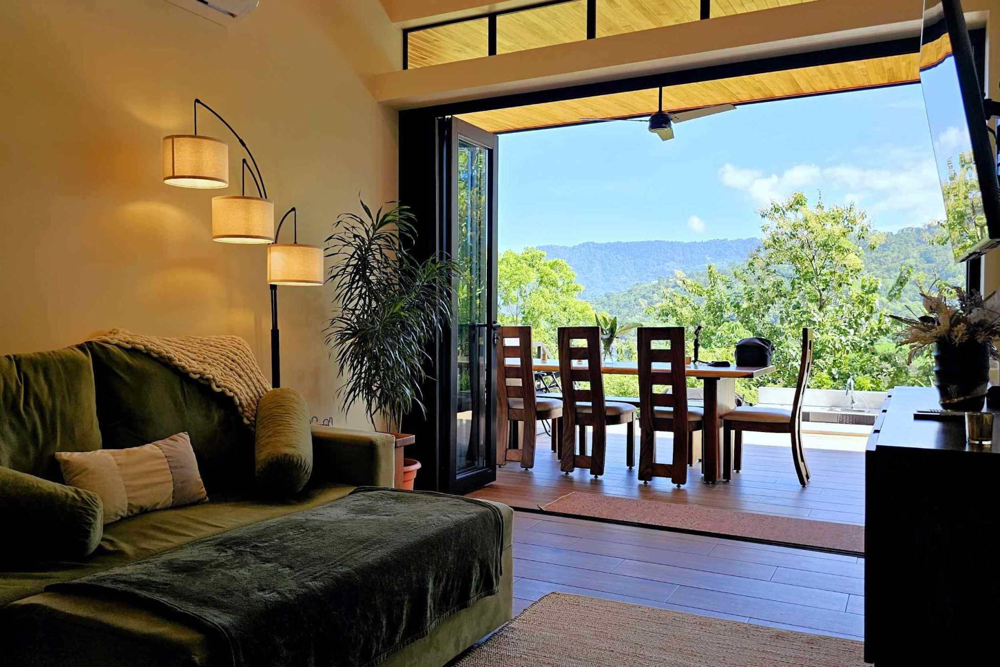 43861 (5) Elegant New 2-Bedroom Home with 2 Extra Building Pads + Mountain Views with Pool on La Union Road in Uvita Costa Rica