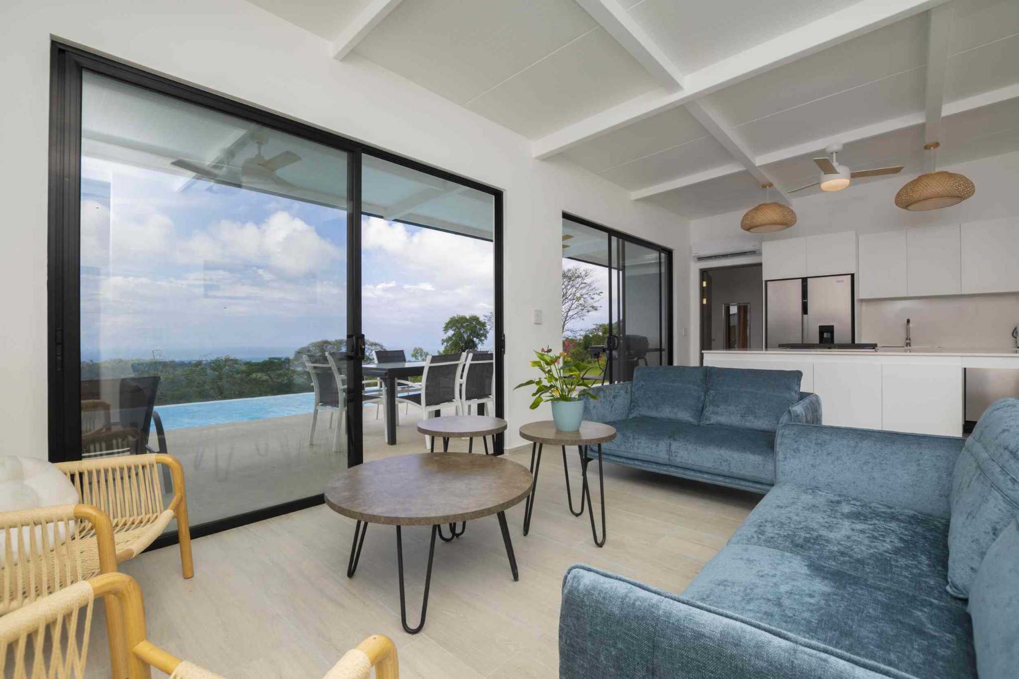 Expansive 3-Bedroom Sunset Ocean View Home in Ojochal Costa Rica