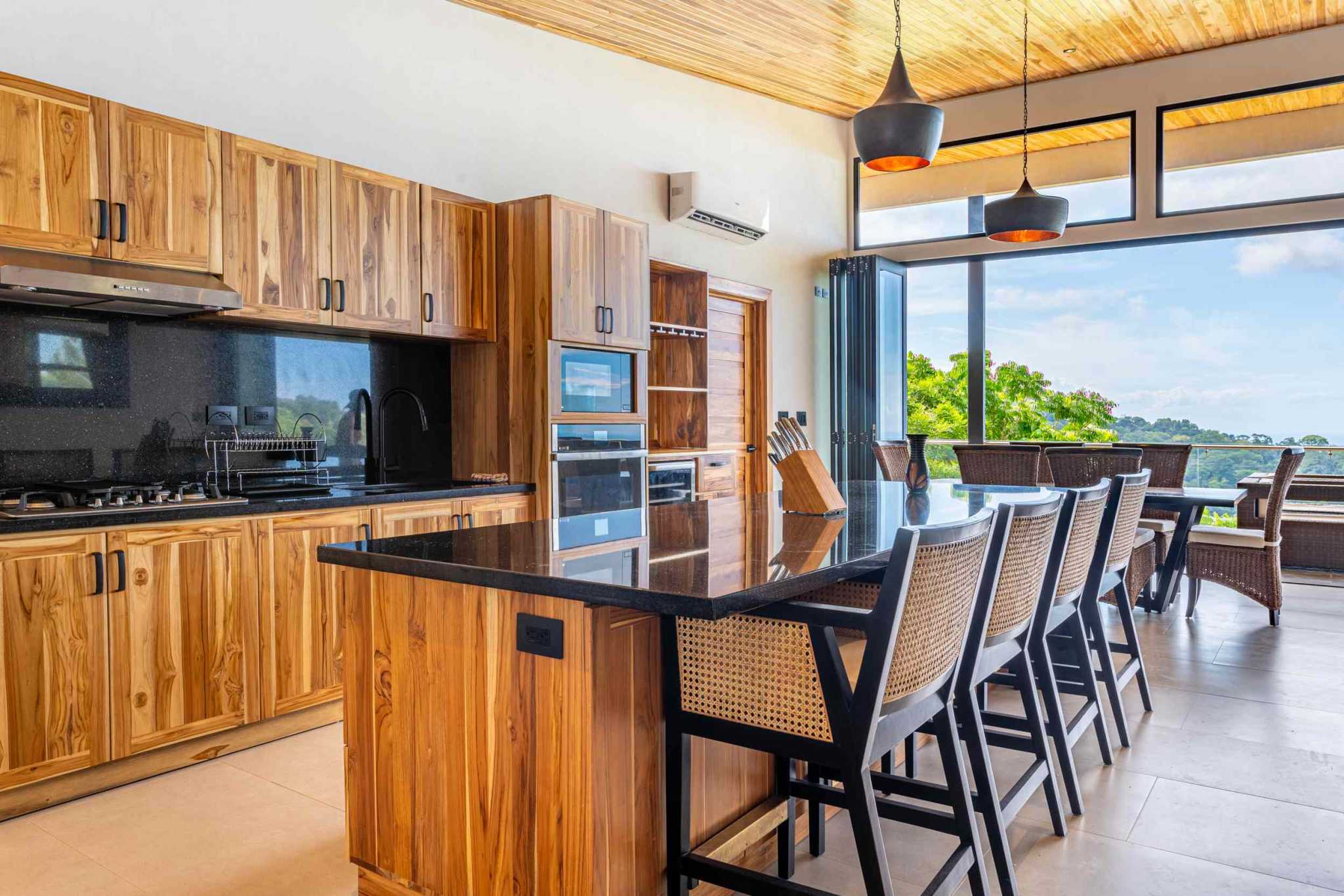 Amazing 4-Bedroom Home with Pool and Incredible Whale’s Tail & Sunset Ocean Views in San Josesito above Uvita Costa Rica