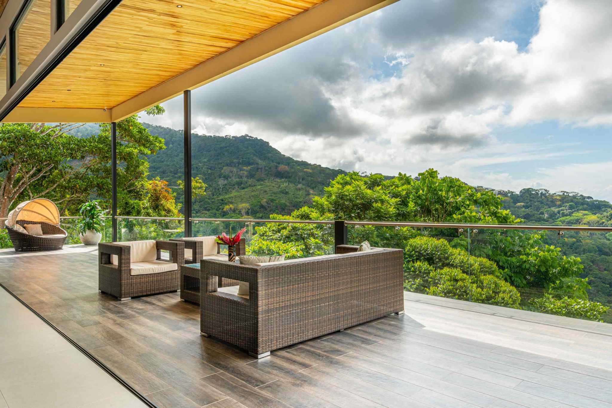 Amazing 4-Bedroom Home with Pool and Incredible Whale’s Tail & Sunset Ocean Views in San Josesito above Uvita Costa Rica